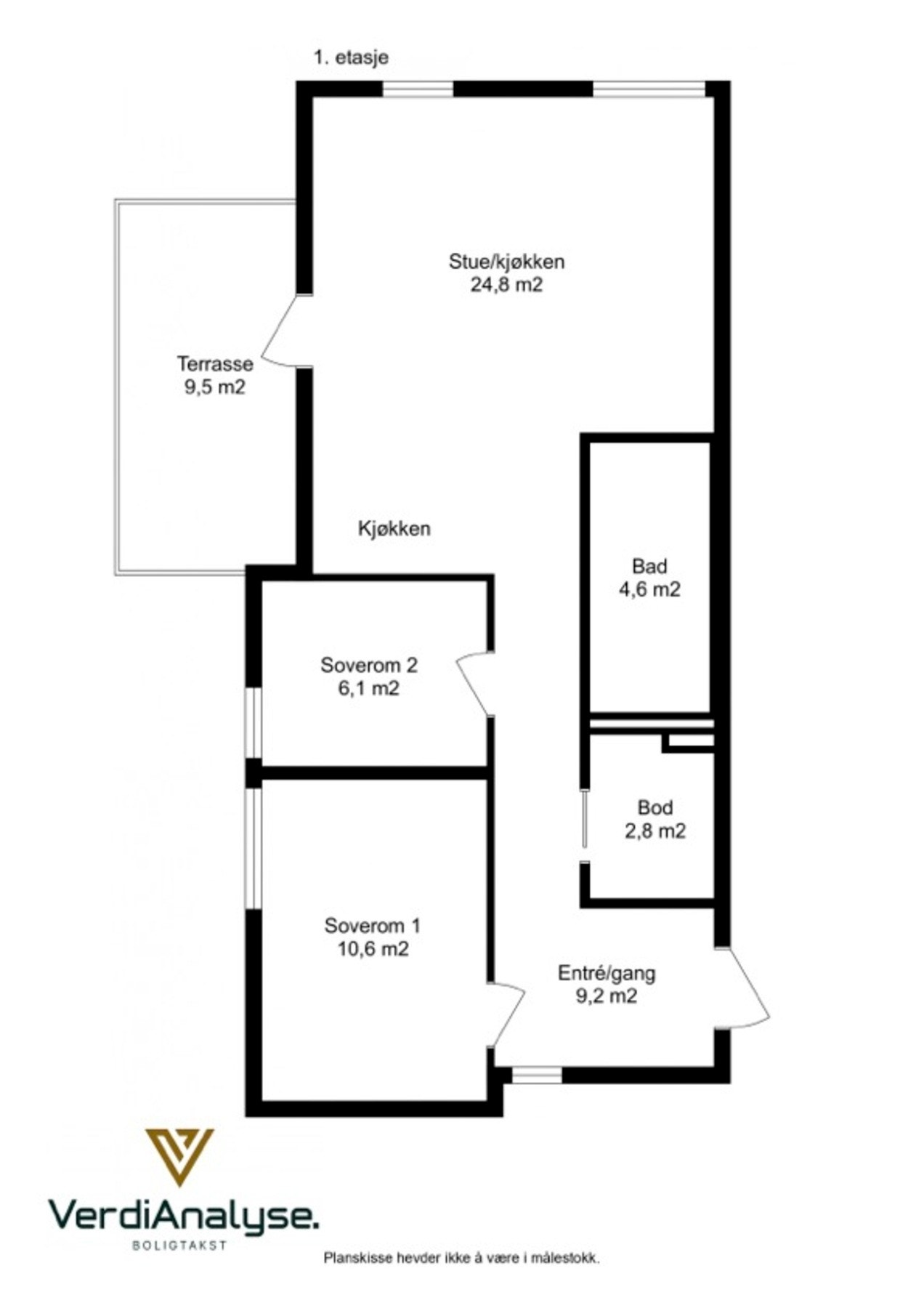 Planskisse. Galleribilde