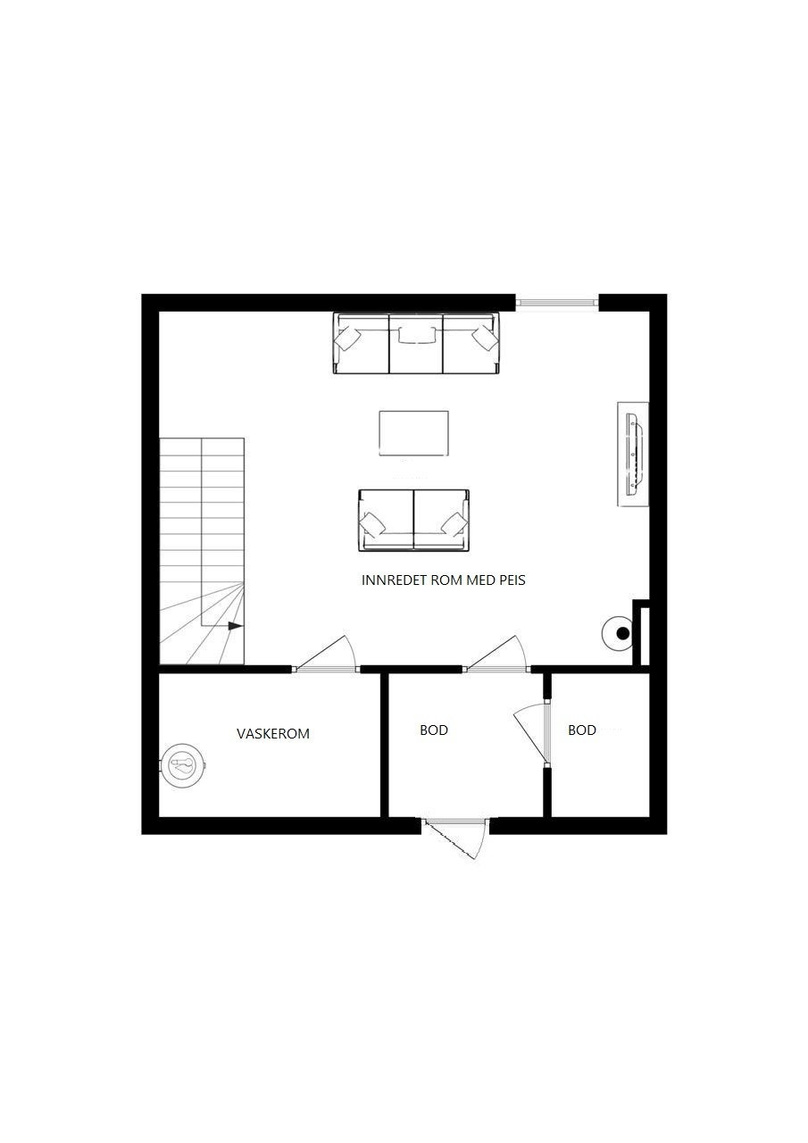 Plantegning kjeller Galleribilde