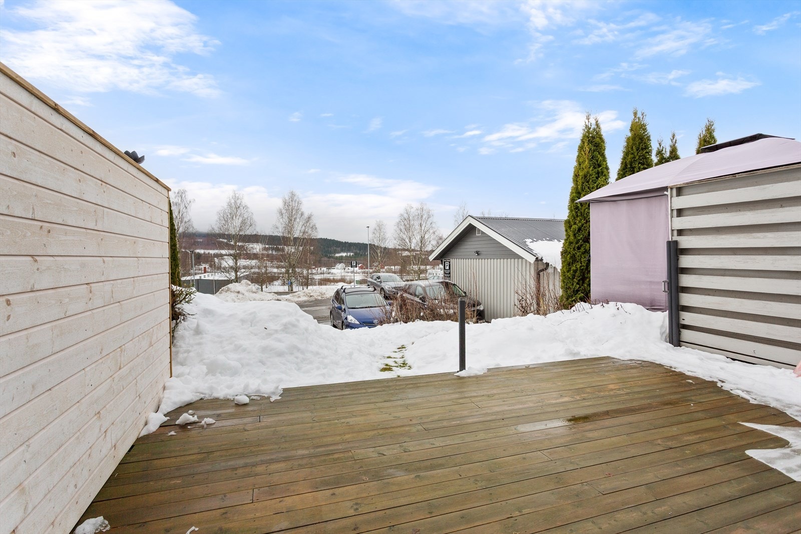 Terrasse uten gjenboere Galleribilde