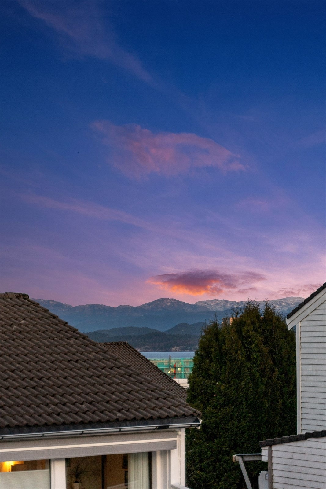 Utsikt fra hovedsoverommet. Galleribilde