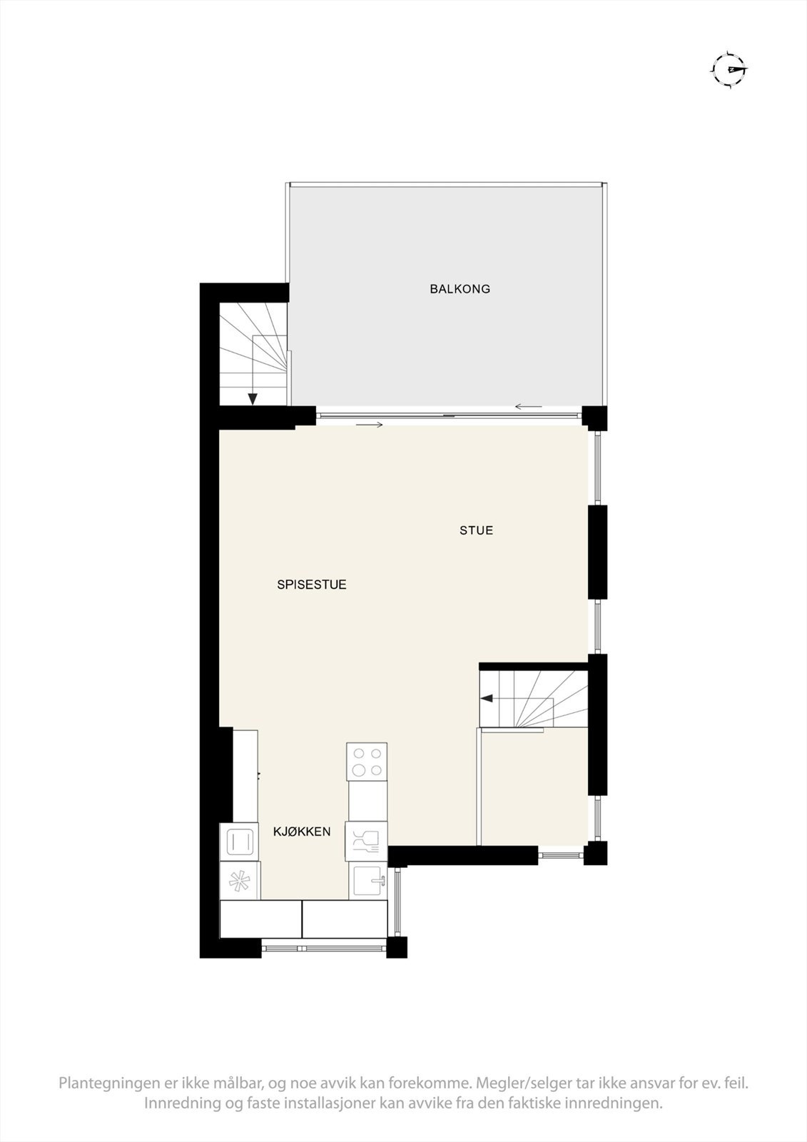 Plantegning 2 etasje Galleribilde