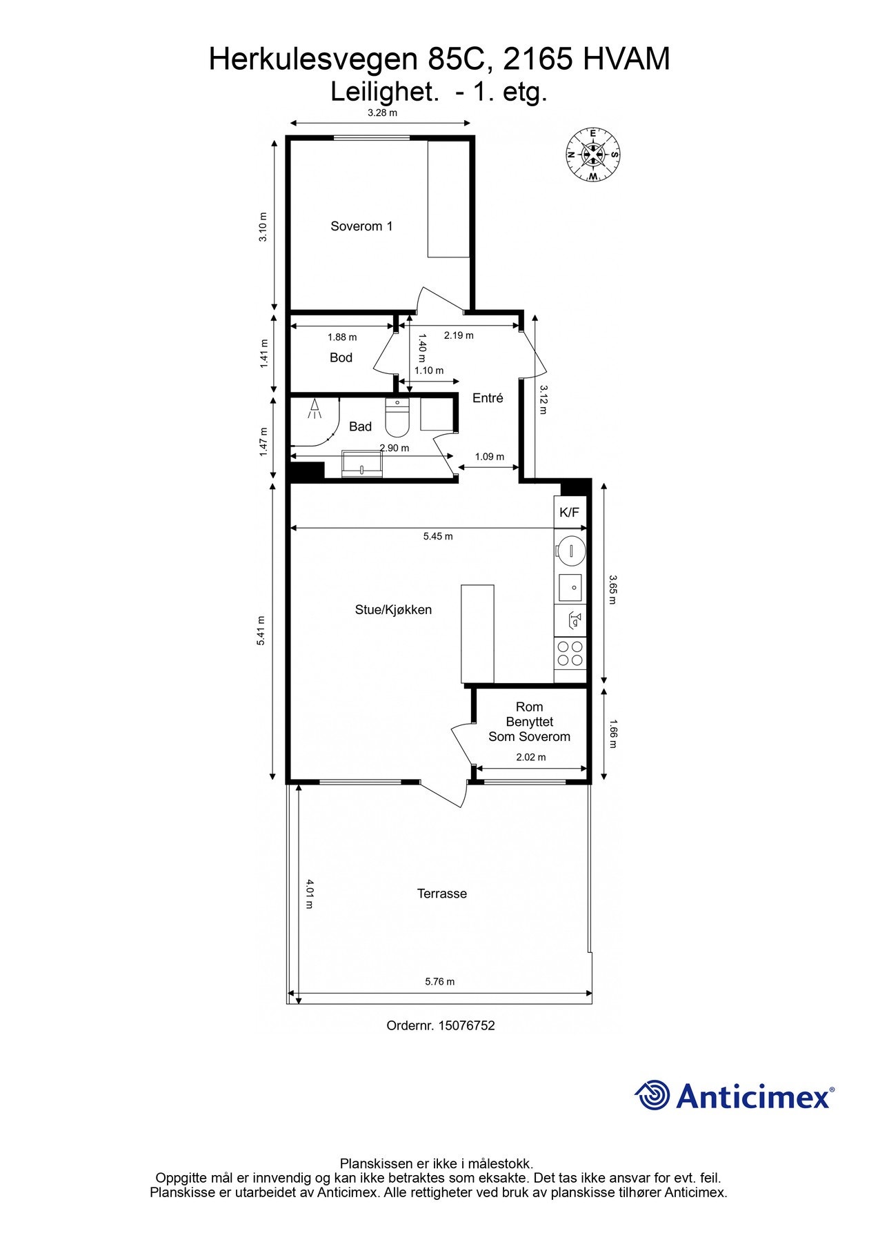 Plantegning. Galleribilde