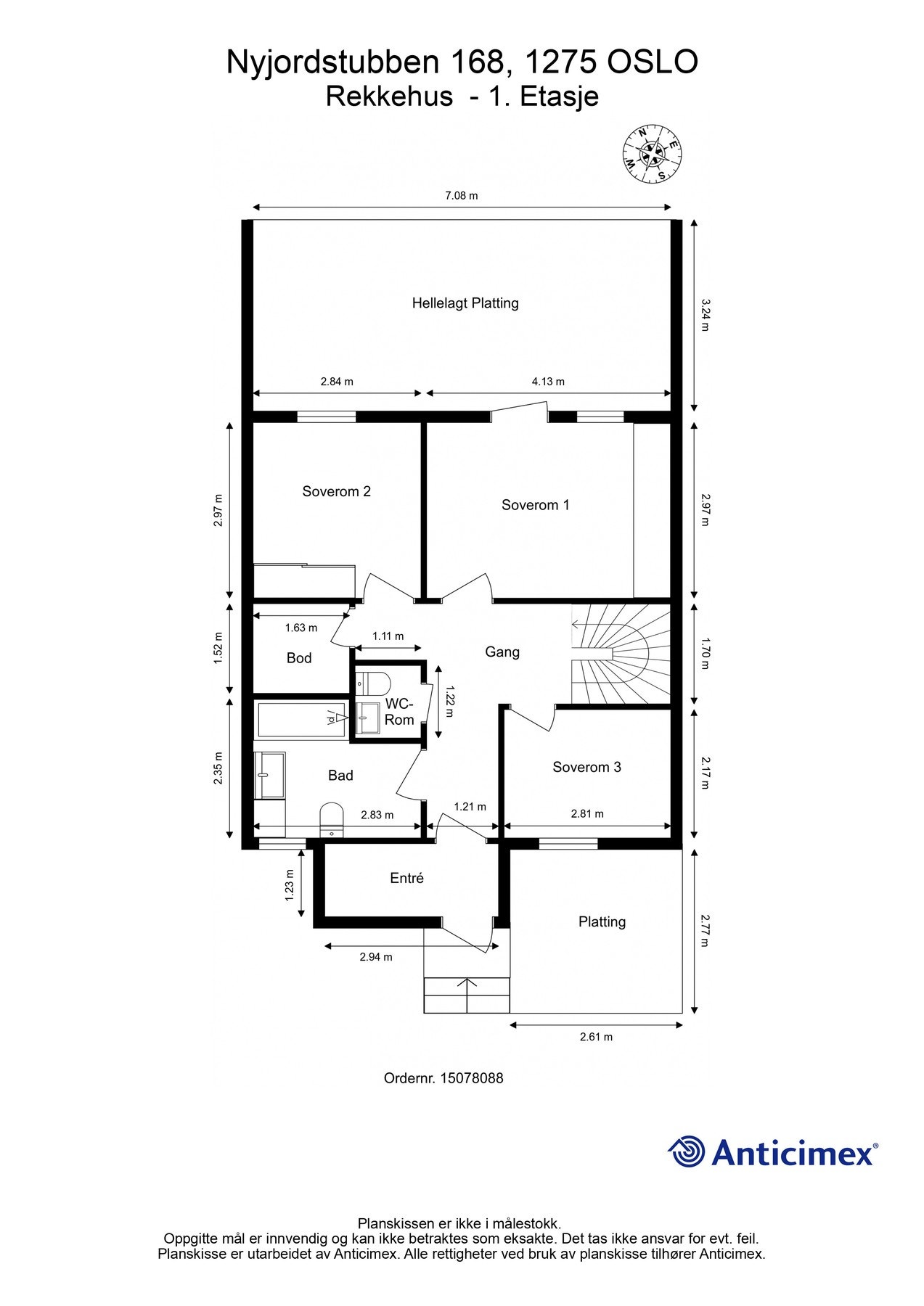 Plantegning 1. etasje. Galleribilde