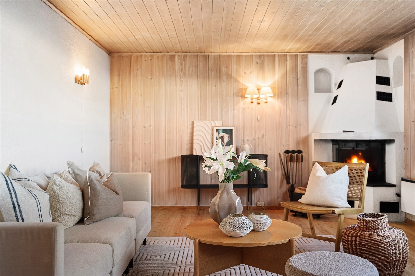 Her kan du nyte de kalde vinterkveldene. Galleribilde