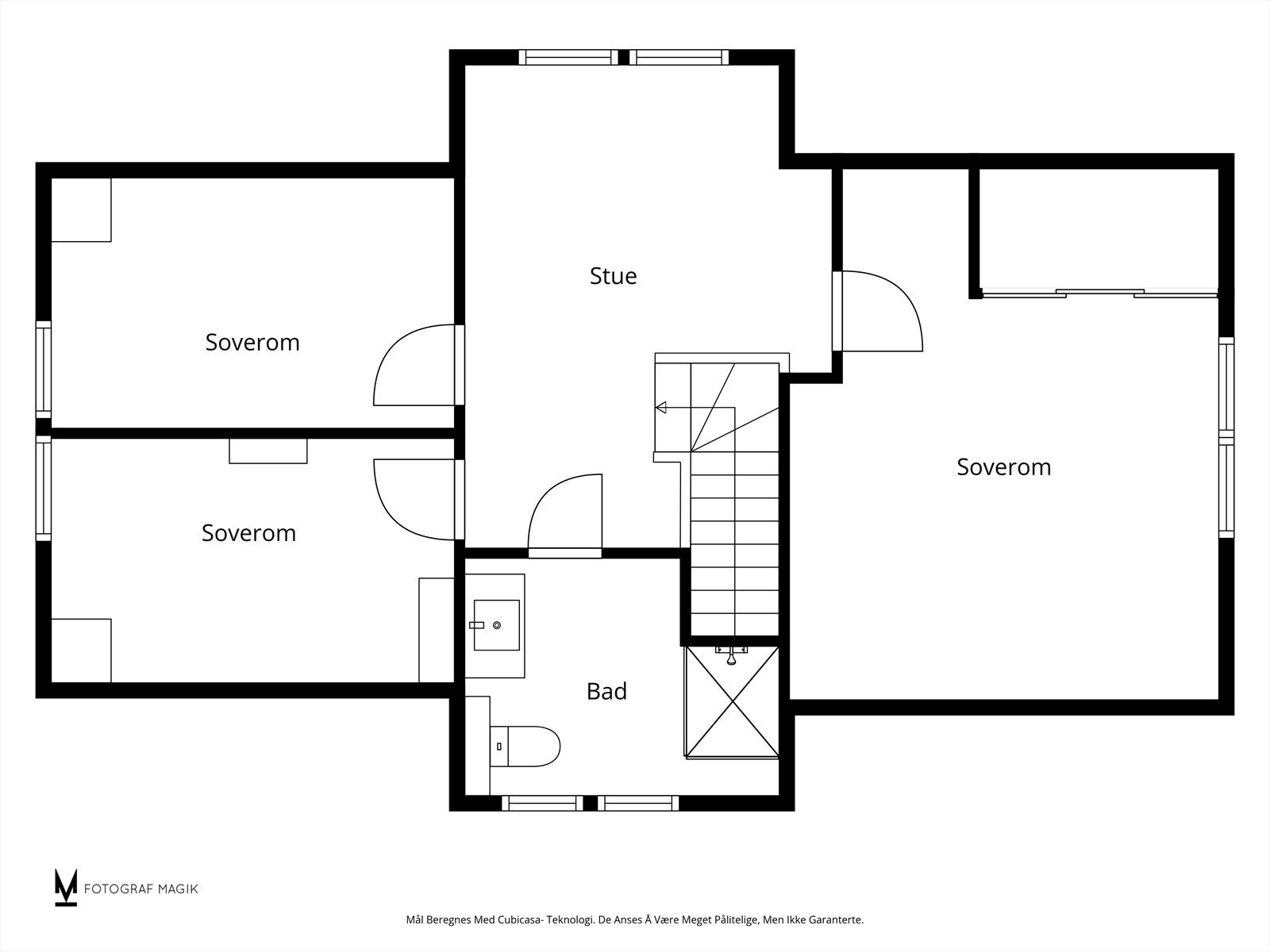 Plantegning 2. etasje Galleribilde