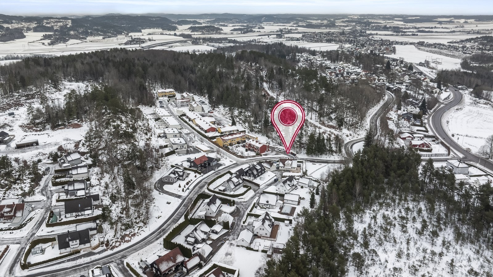 Her får du en harmonisk hverdag i grønne omgivelser - med byen lett tilgjengelig. Galleribilde