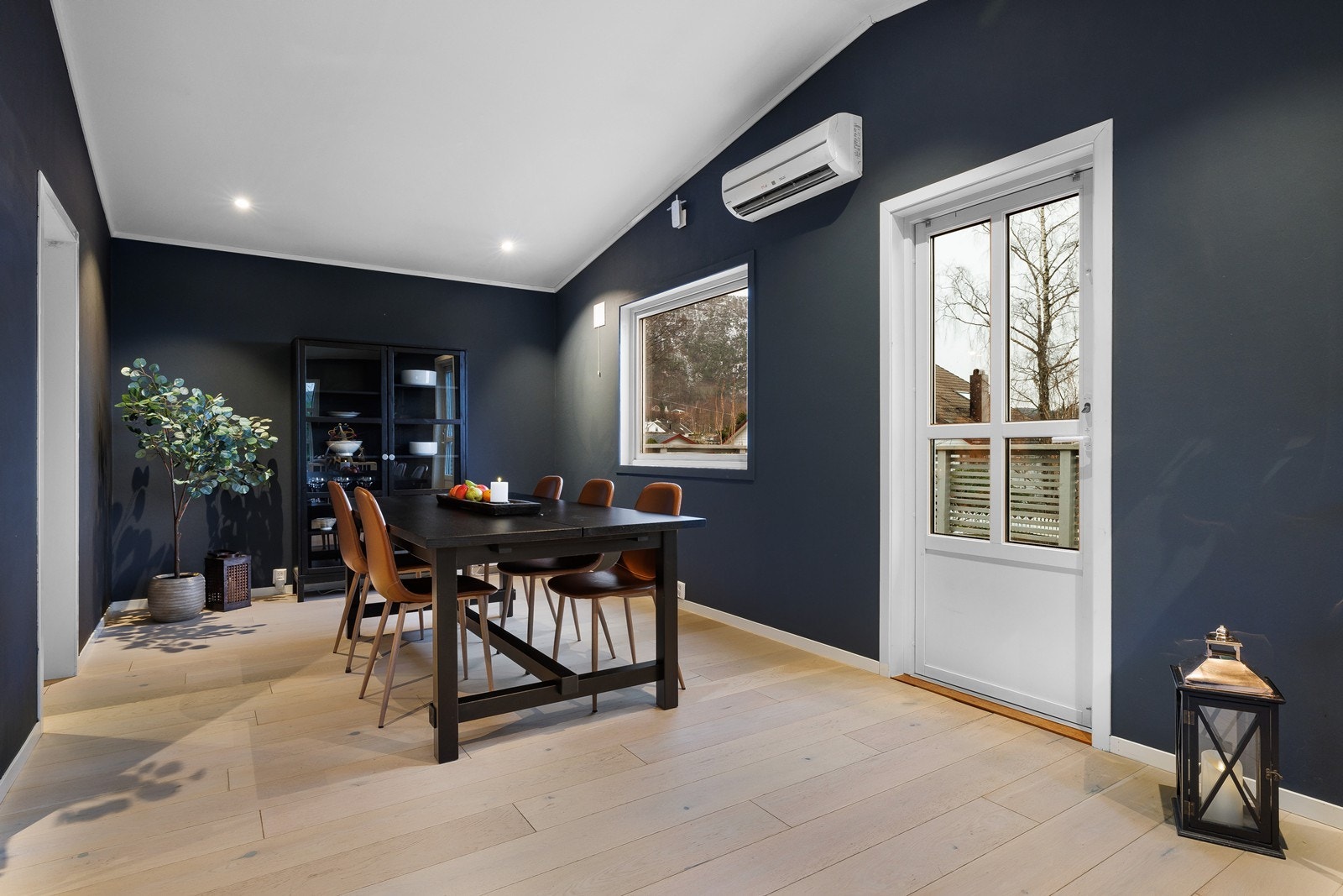 Døren som leder direkte ut til terrasse og hage. Galleribilde