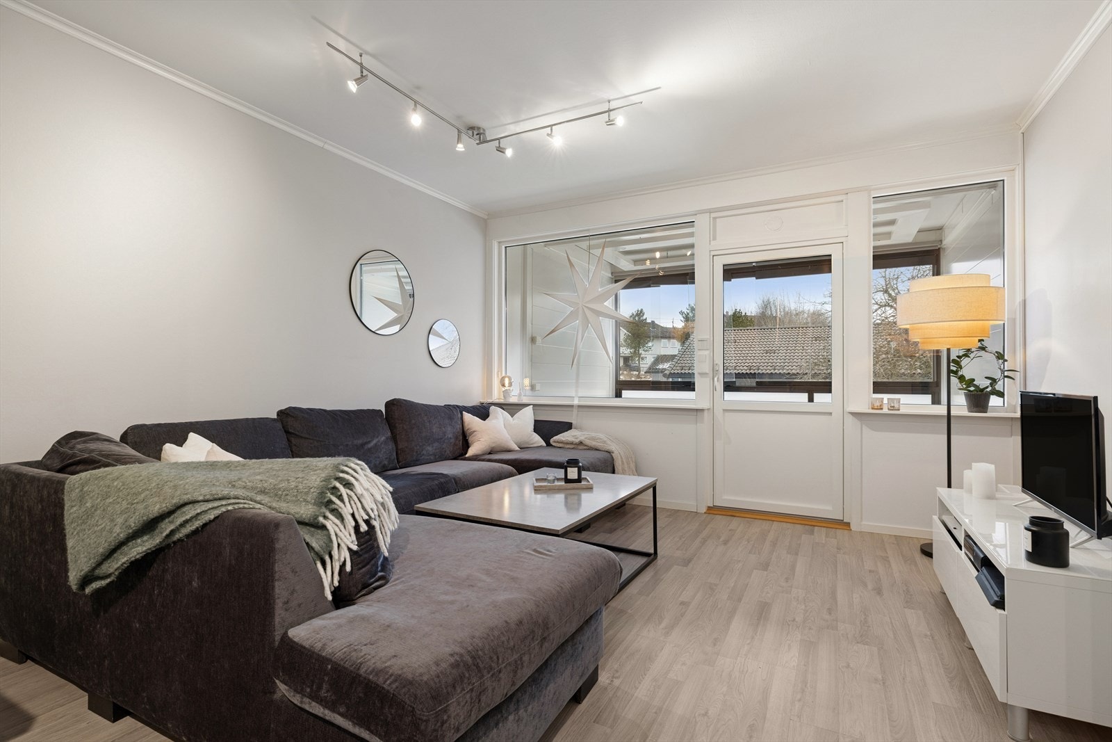 Store deler av leiligheten ble oppgradert i 2014 Galleribilde