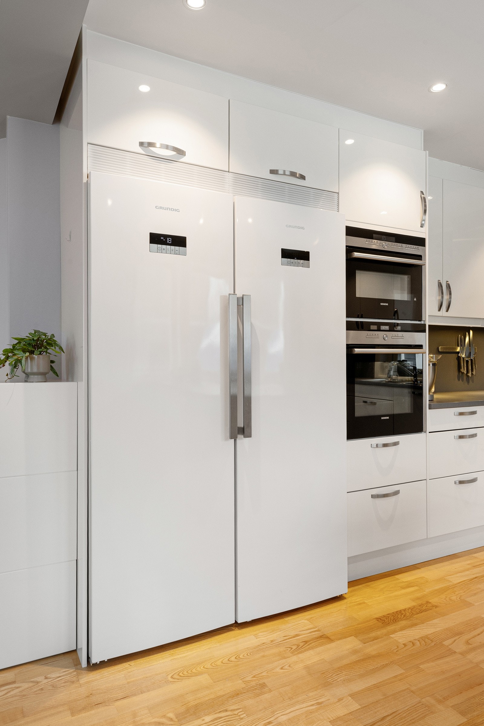 1. etasje: Frittstående fryser og kjøleskap for masse oppbevaring Galleribilde