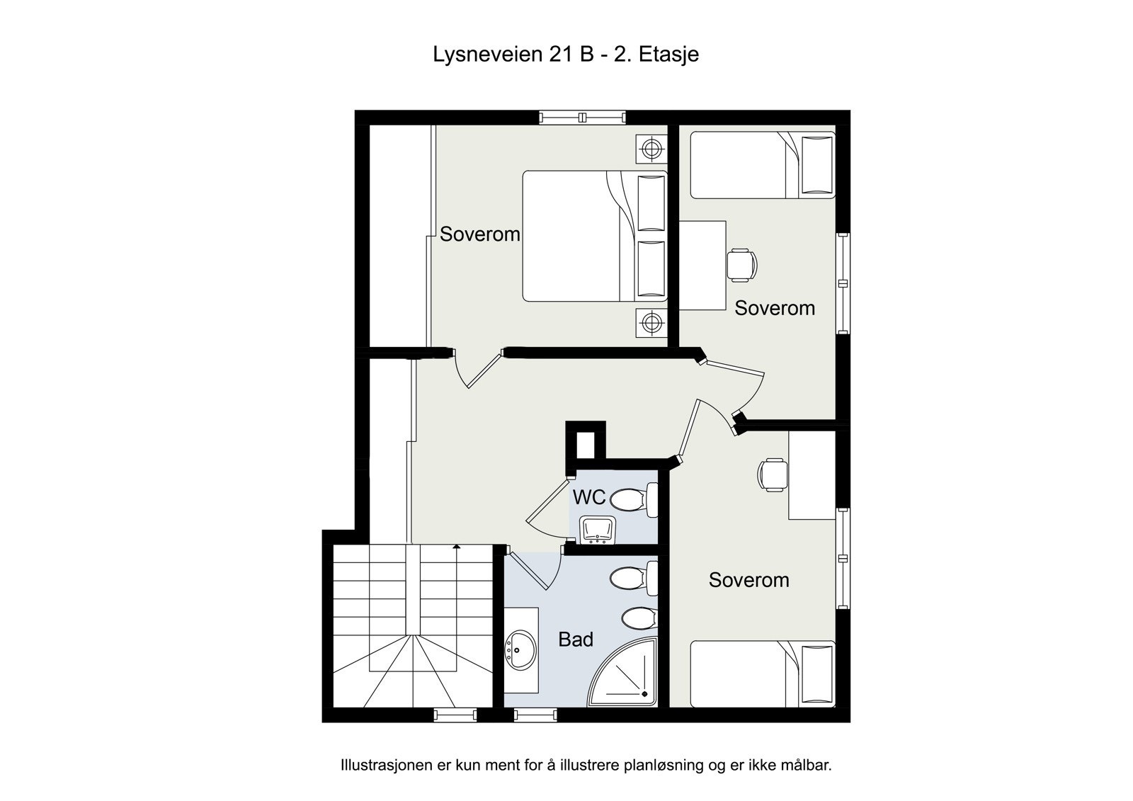 Plantegning 2 etasje Galleribilde