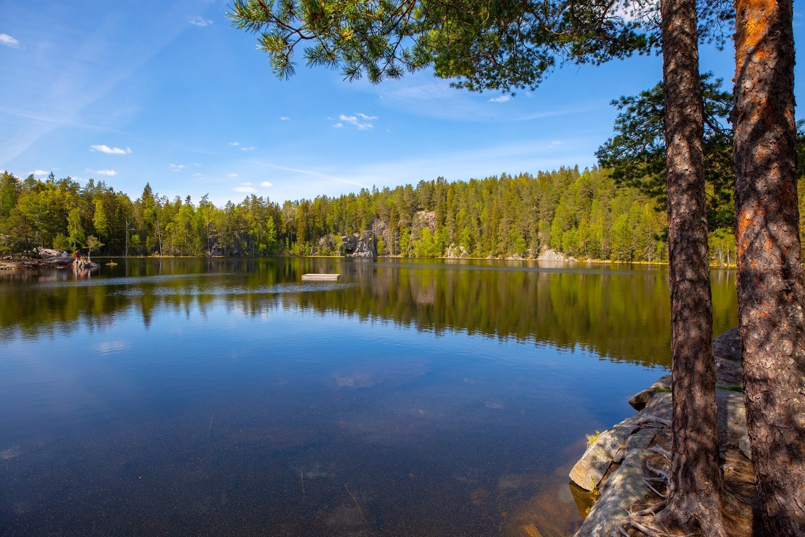 Idylliske Tientjern ligger kort vei fra boligen. Galleribilde