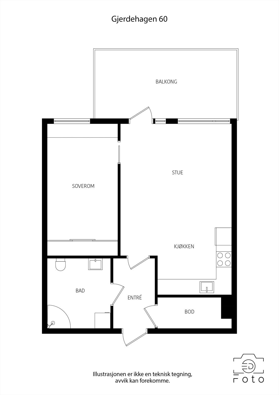 Plantegning 2. etasje Galleribilde