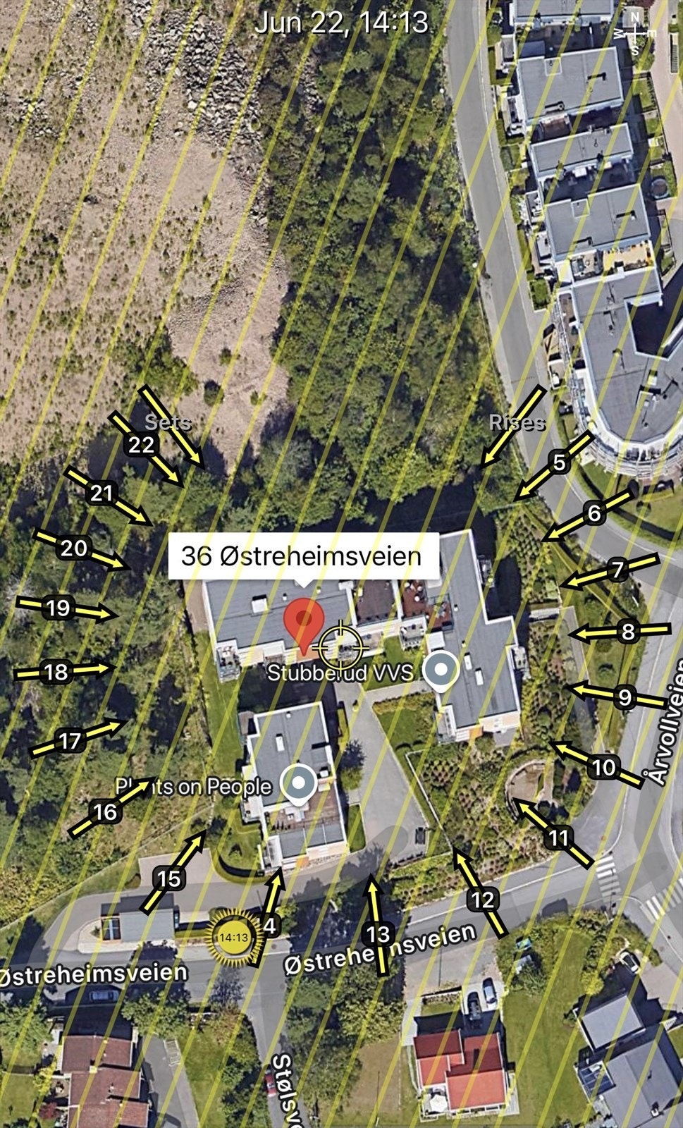 Solkart - illustrasjon Galleribilde