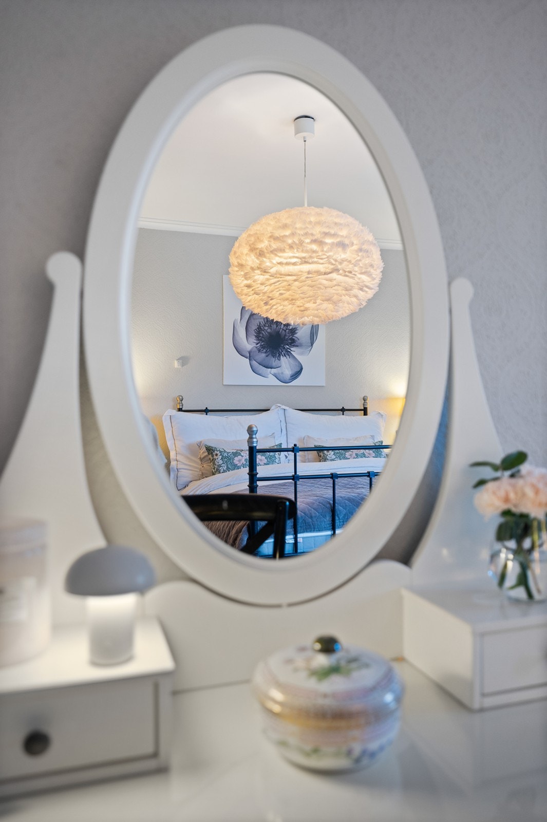 Soverommet har en rolig og behagelig atmosfære. Galleribilde