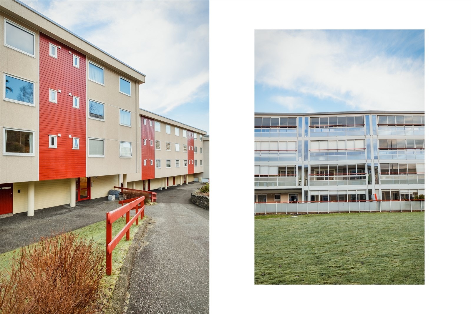 - Borettslaget har sitt uteområde er pent opparbeidet med store grøntarealer - Galleribilde