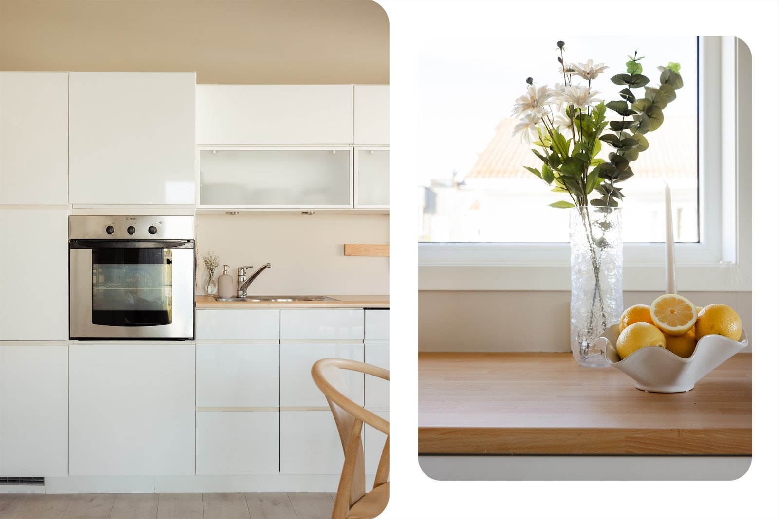 Av integrerte hvitevarer er det oppvaskmaskin, platetopp, kjøleskap, fryser og stekeovn Galleribilde