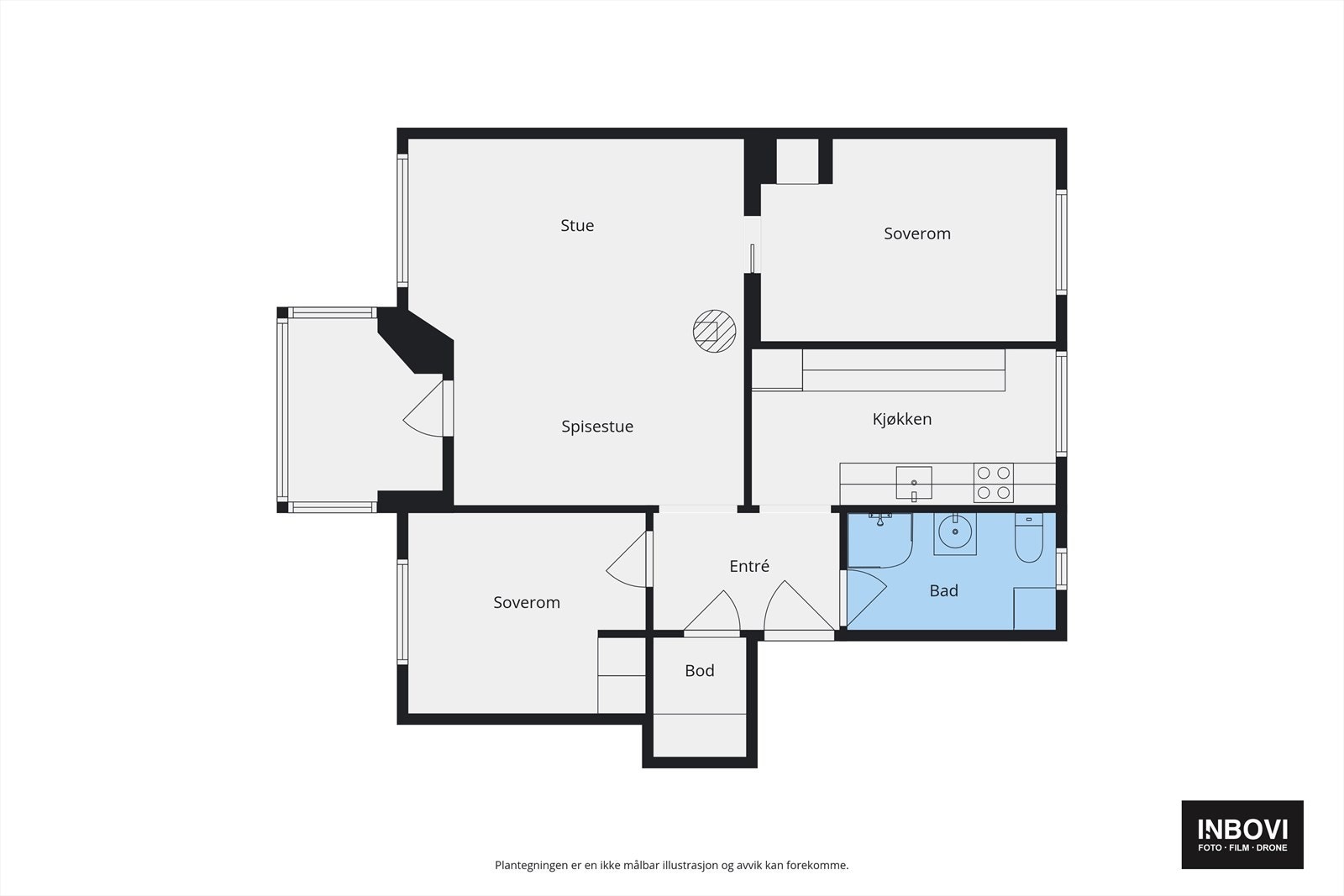 Plantegning Galleribilde
