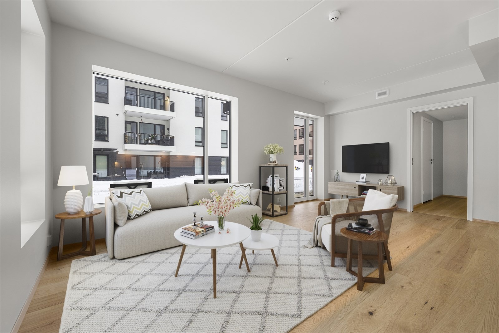 Velkommen til Søster Mathildes Gate 54! Bildet er digitalt stylet. Galleribilde