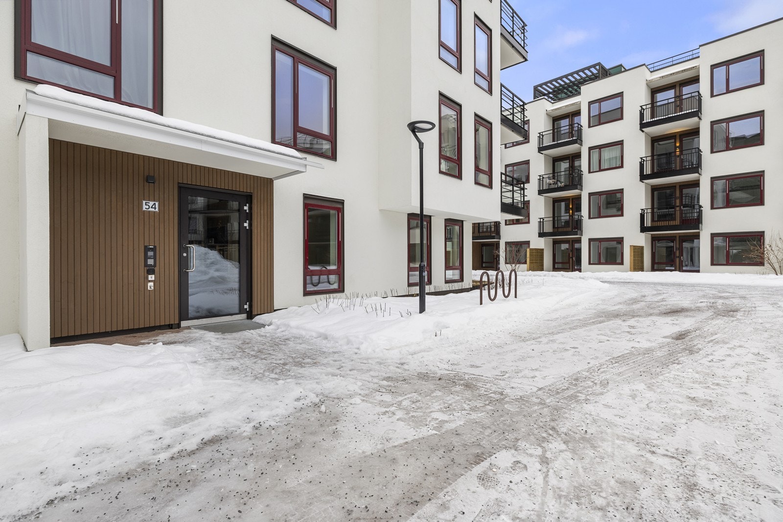 Mathildetunet er et nytt boligprosjekt i Skårerbyen, Lørenskogs nye sentrum. Galleribilde