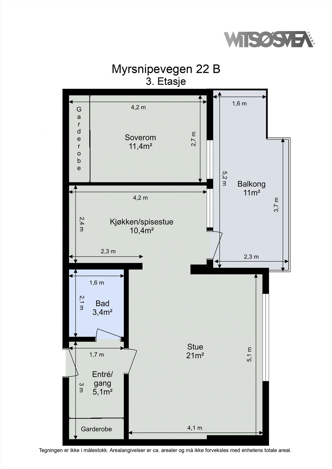 Planskisse - meget flott planløsning Galleribilde