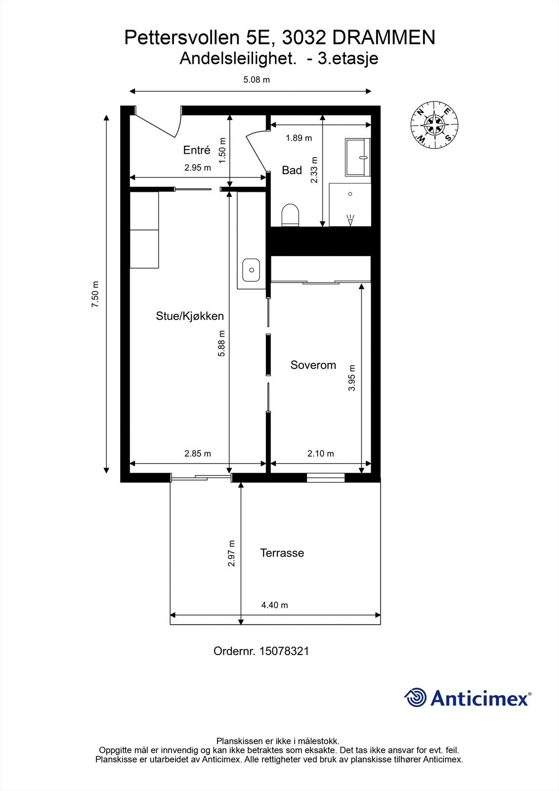 Plantegning Galleribilde