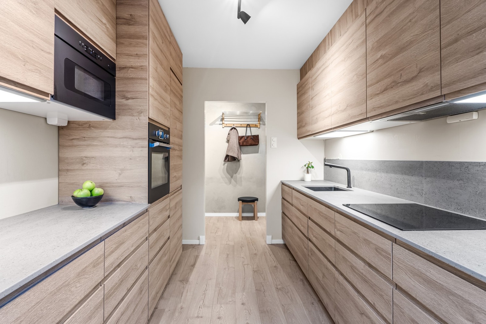 Det er installert både komfyrvakt, og lekkasjesikring. Galleribilde