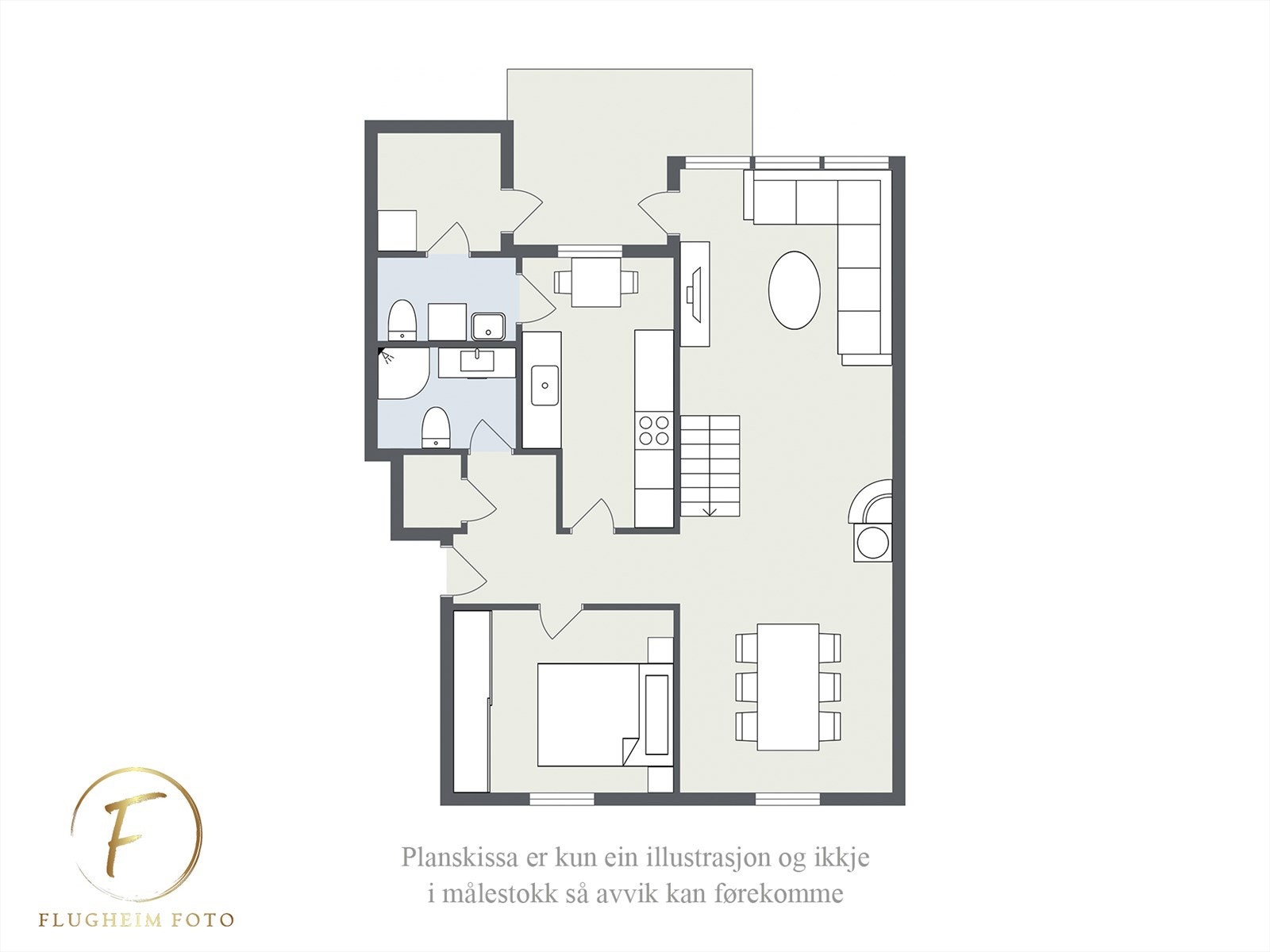 Planteikning - 1. Etasje Galleribilde