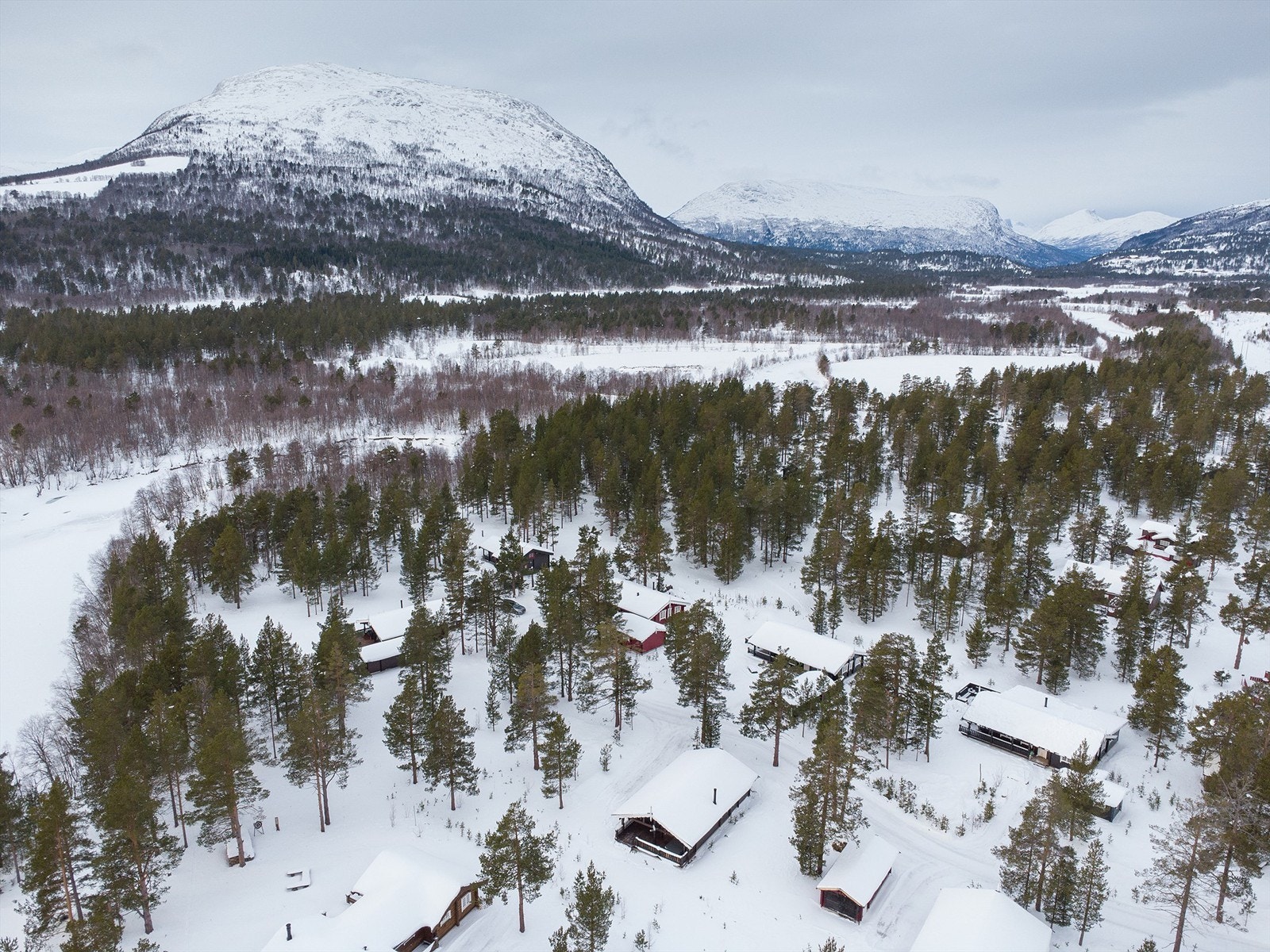 Dronebilde Galleribilde