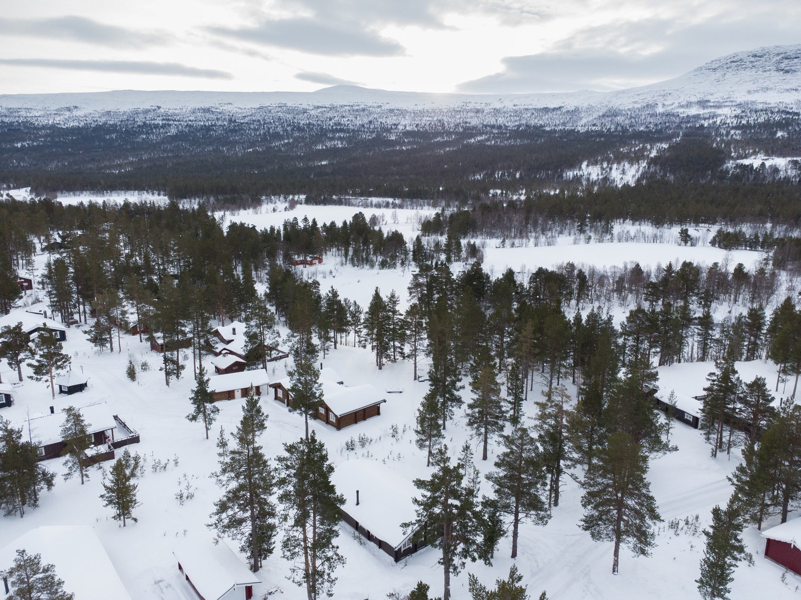 Dronebilde nærområdet Galleribilde