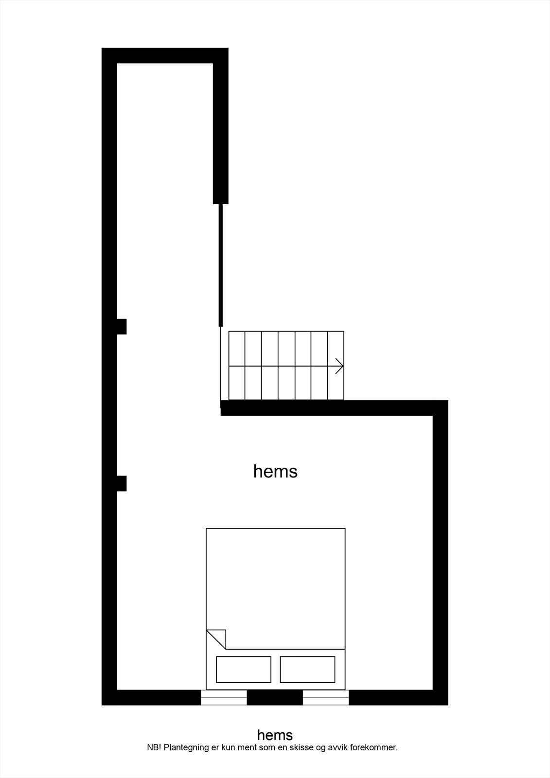 Plantegning hems Galleribilde