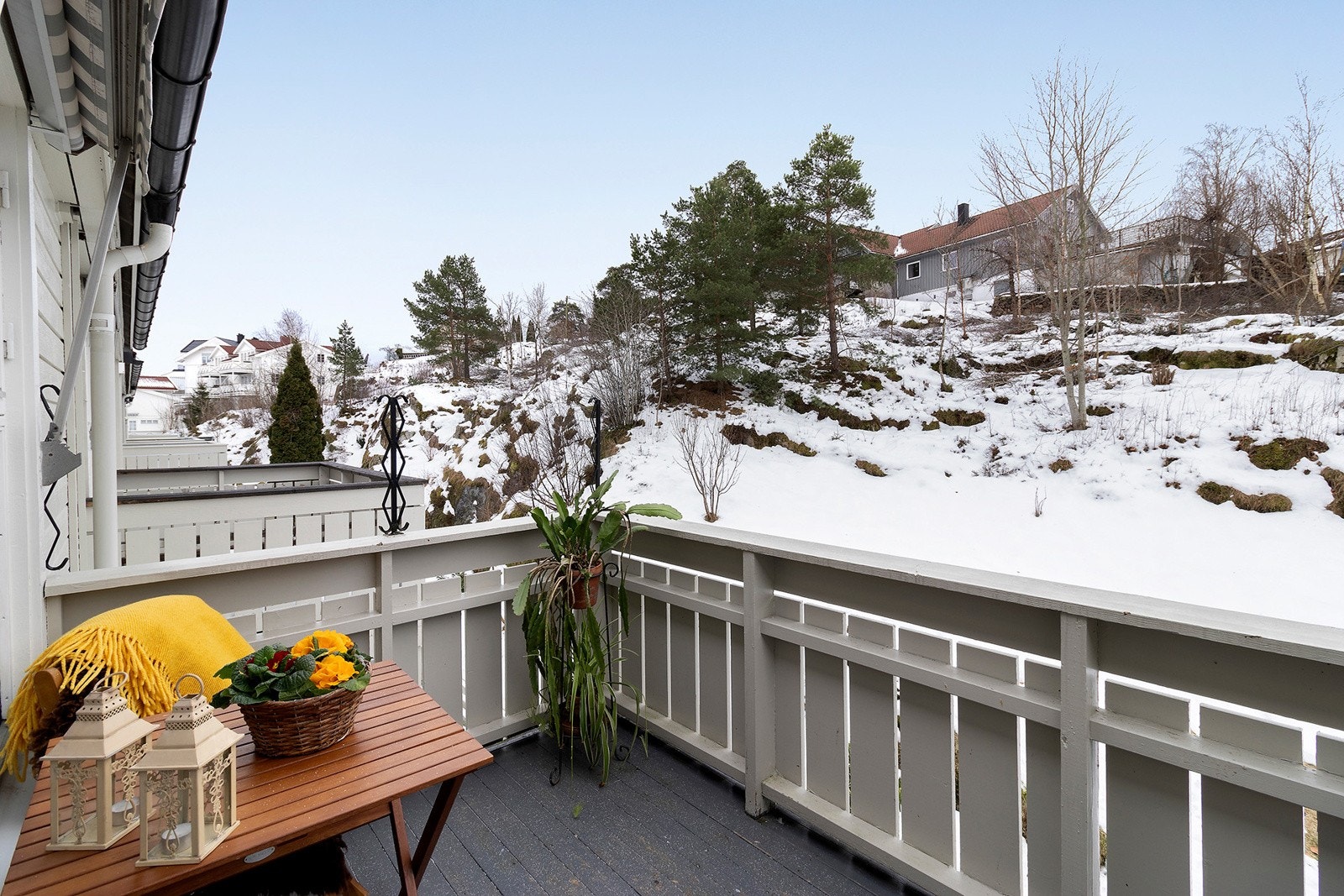 Altan med utgang fra kjøkken Galleribilde