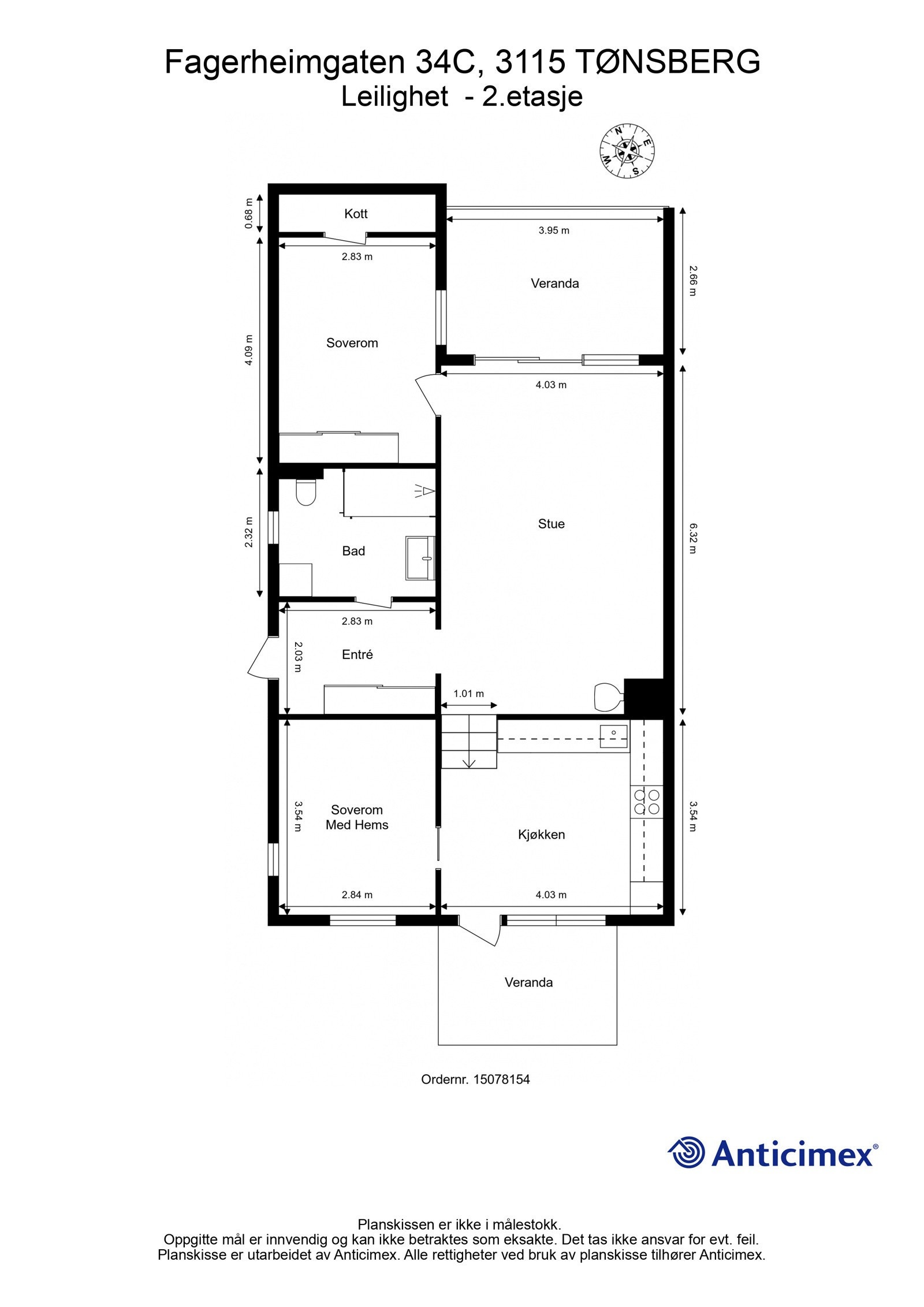 Plantegning Galleribilde