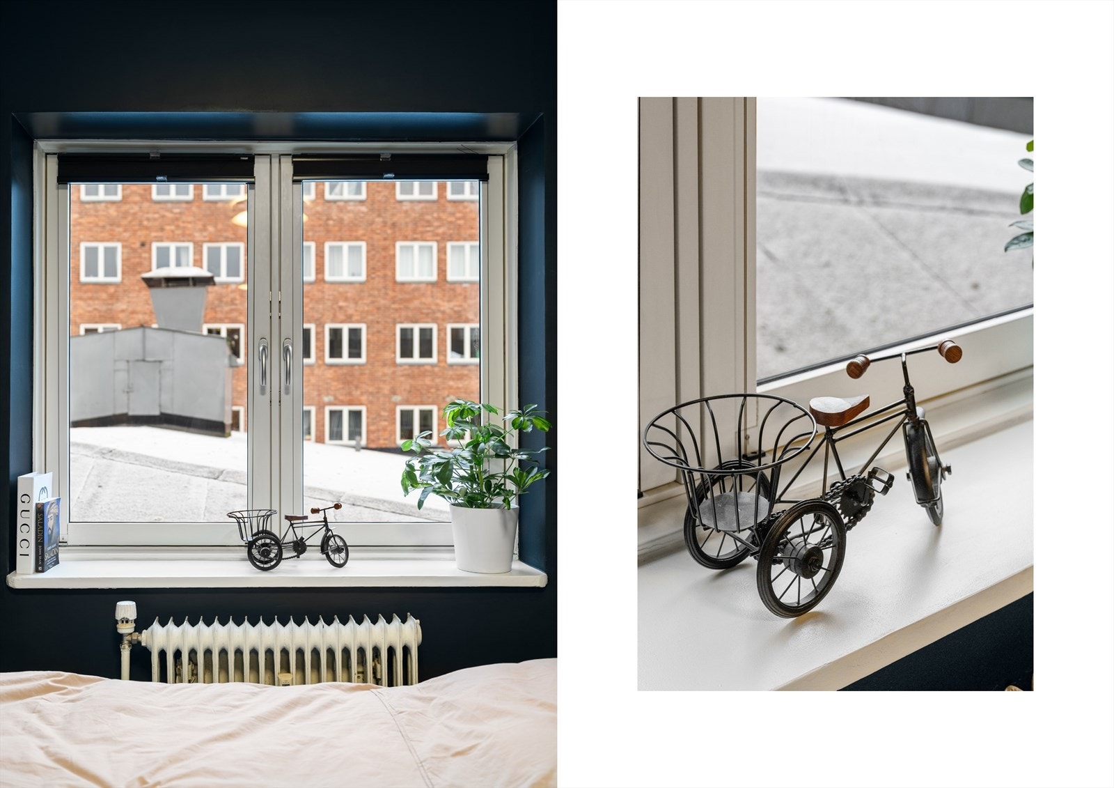 Beliggenheten mot rolige omgivelser gjør rommet godt egnet som en tilbaketrukket og avslappende sone. Galleribilde