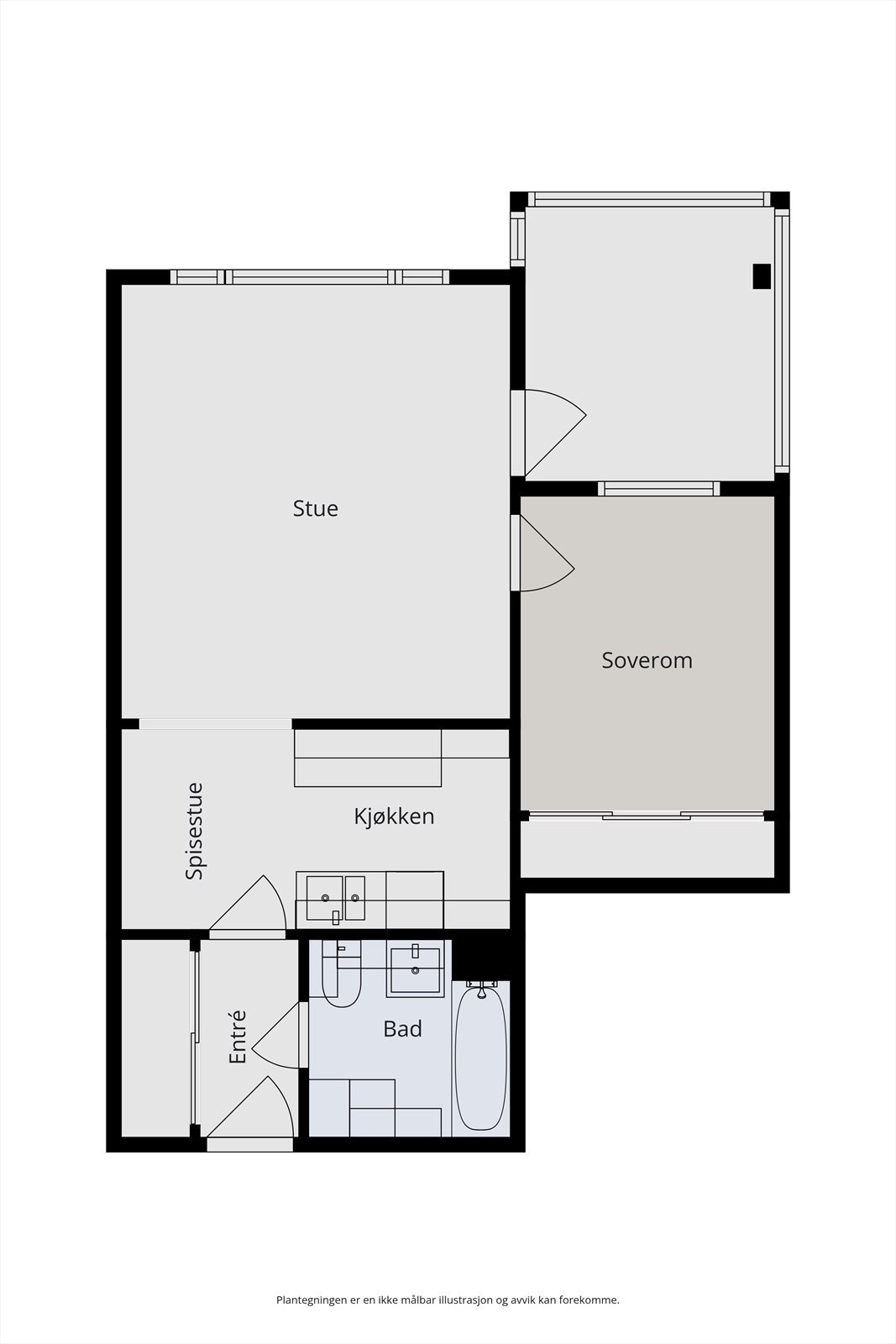 Plantegning Galleribilde