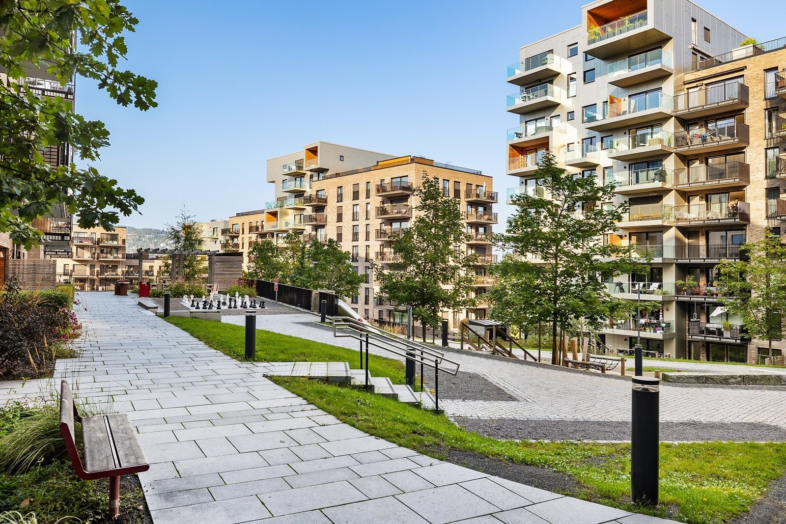 Fellesarealene i sameiet er hyggelige og svært velholdte. Galleribilde