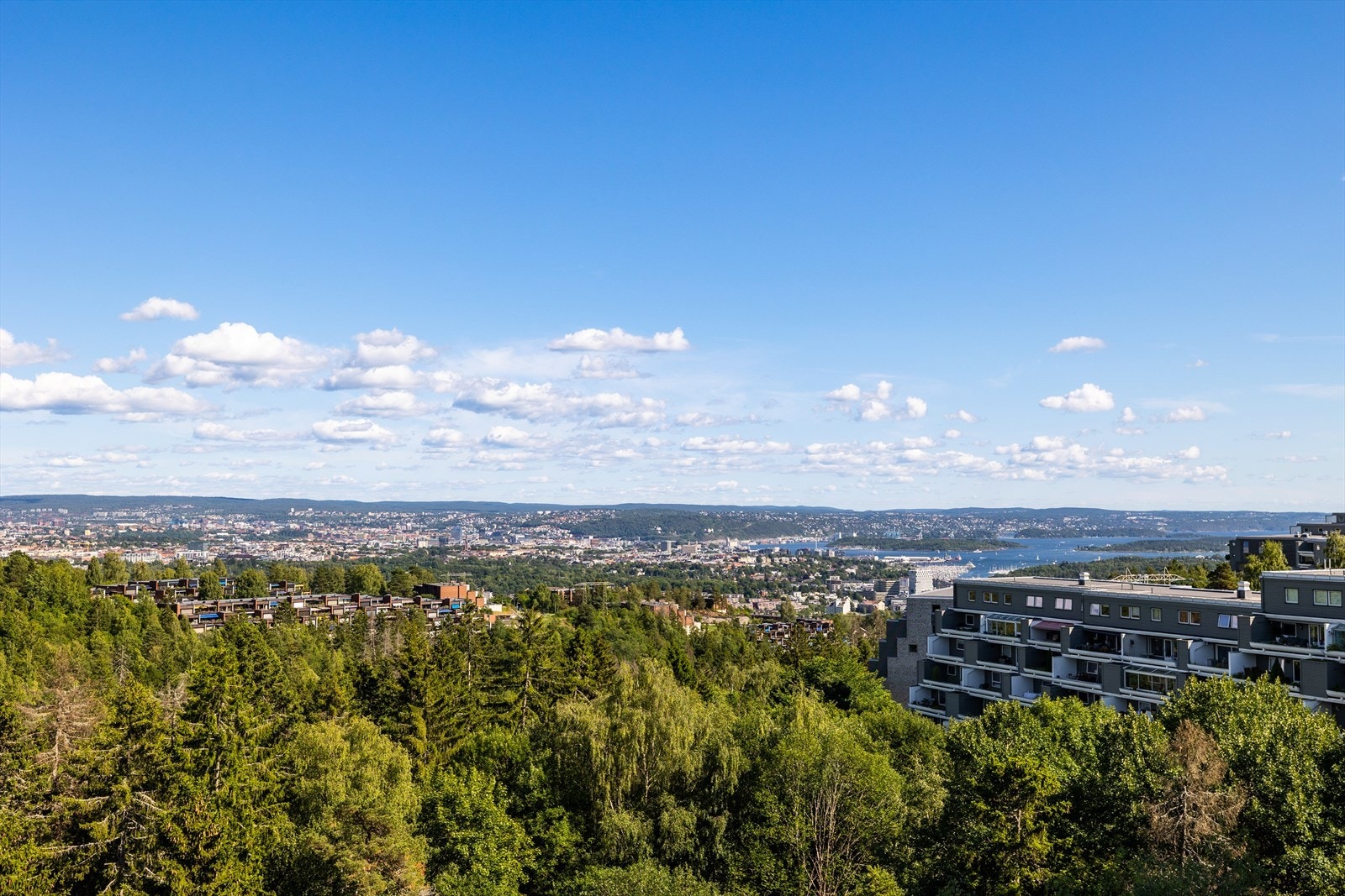 Her har du god oversikt over nærområdet og Oslofjorden. Galleribilde