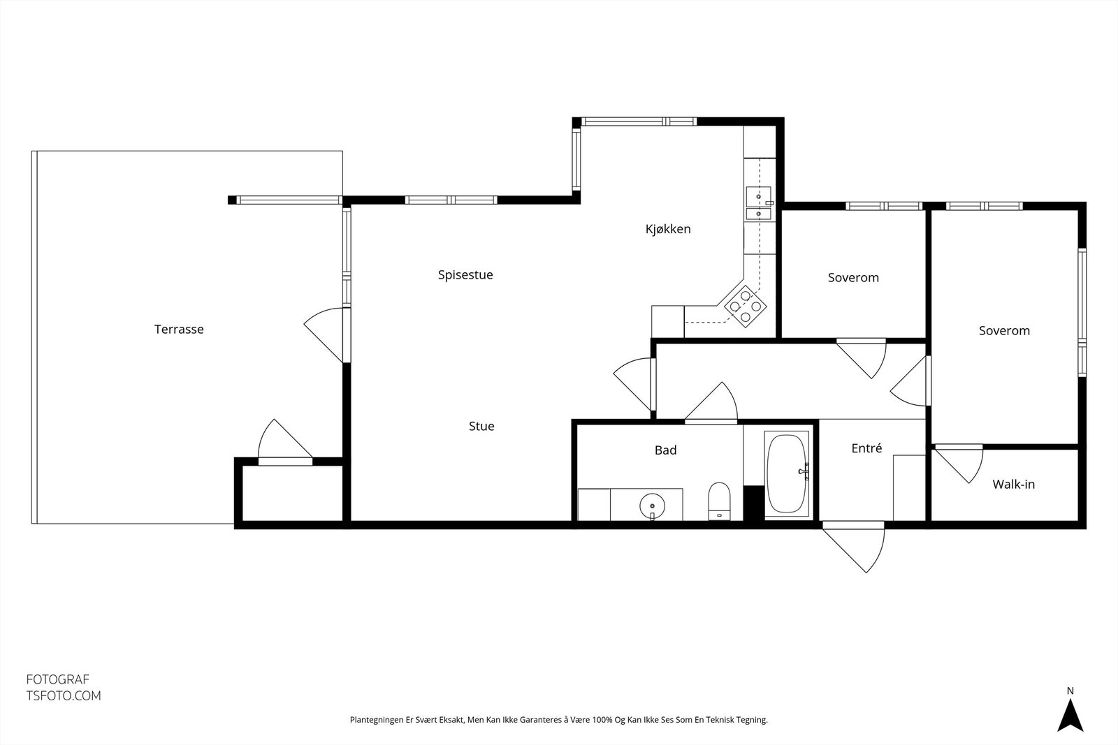 Plantegning Galleribilde