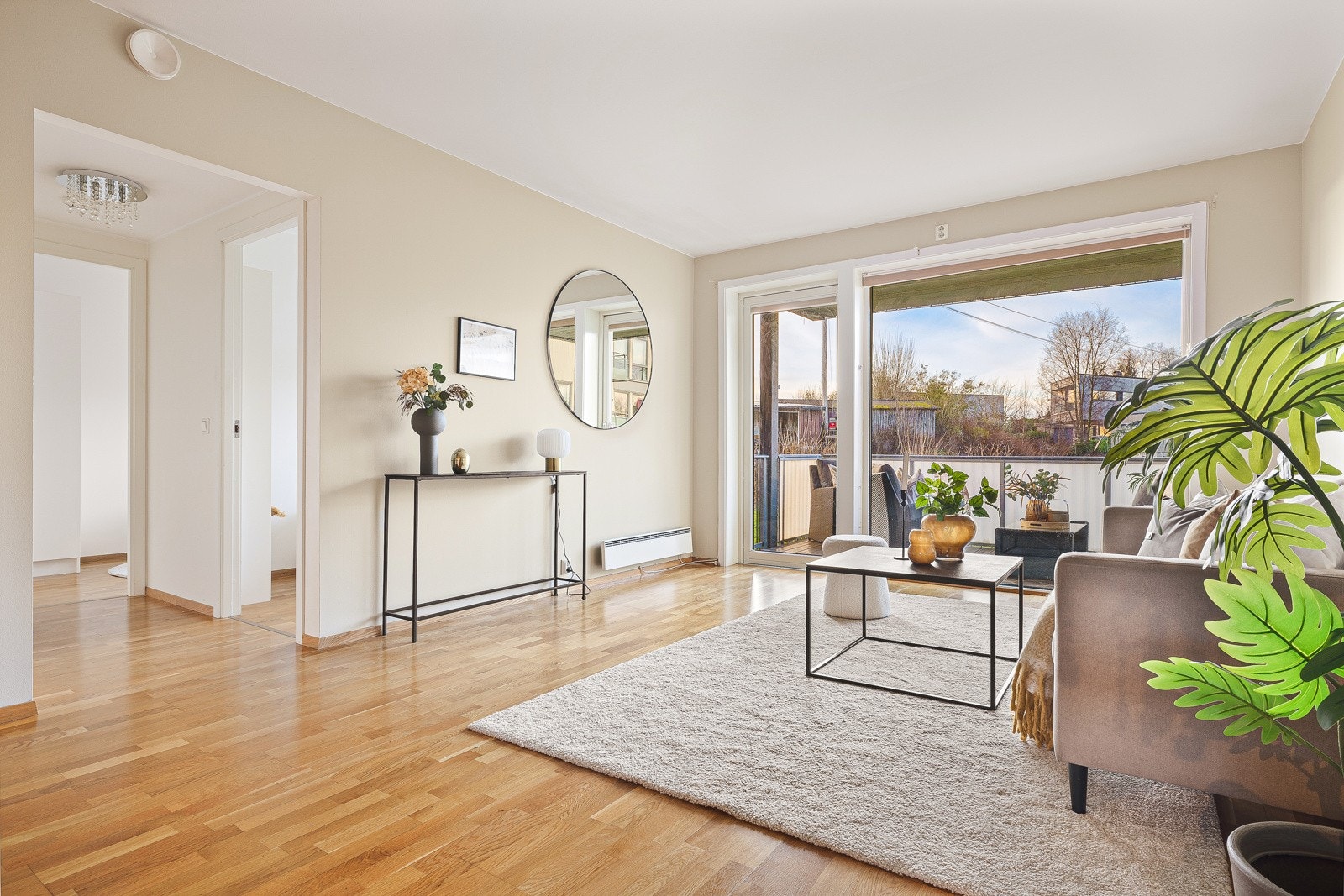 De to minste soverommene ligger praktisk til i en "fløy" for seg, tilbaketrukket fra hovedsoverommet. Galleribilde