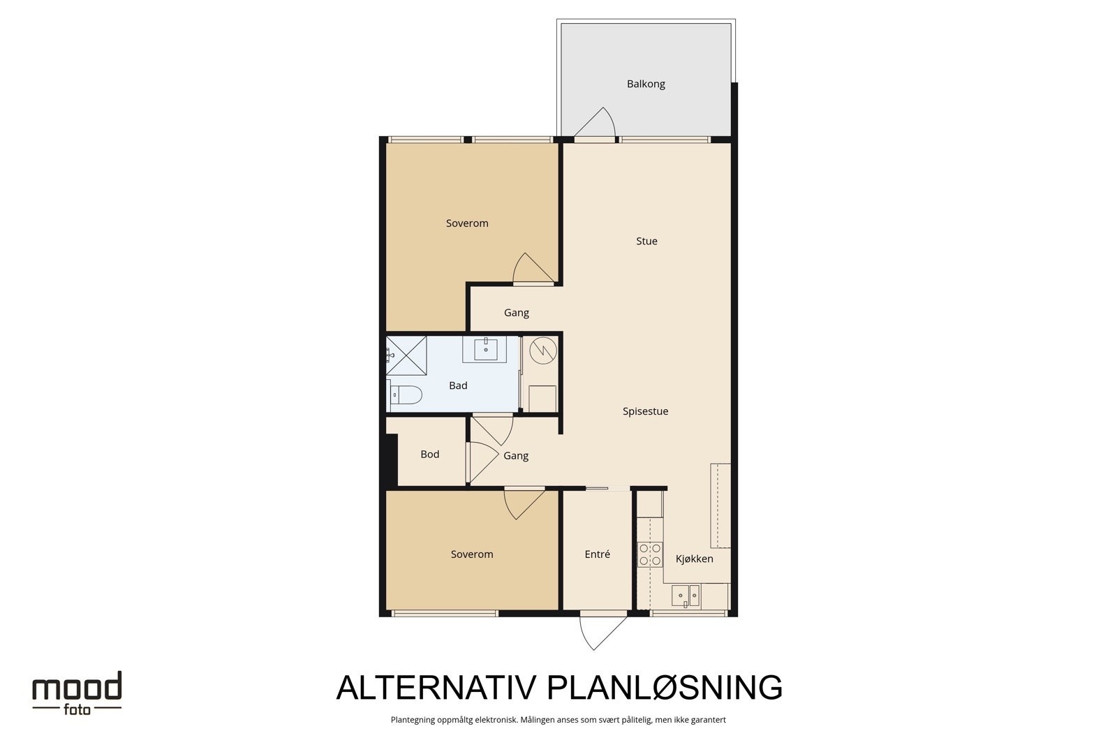 - Alternativ plantegning - Galleribilde