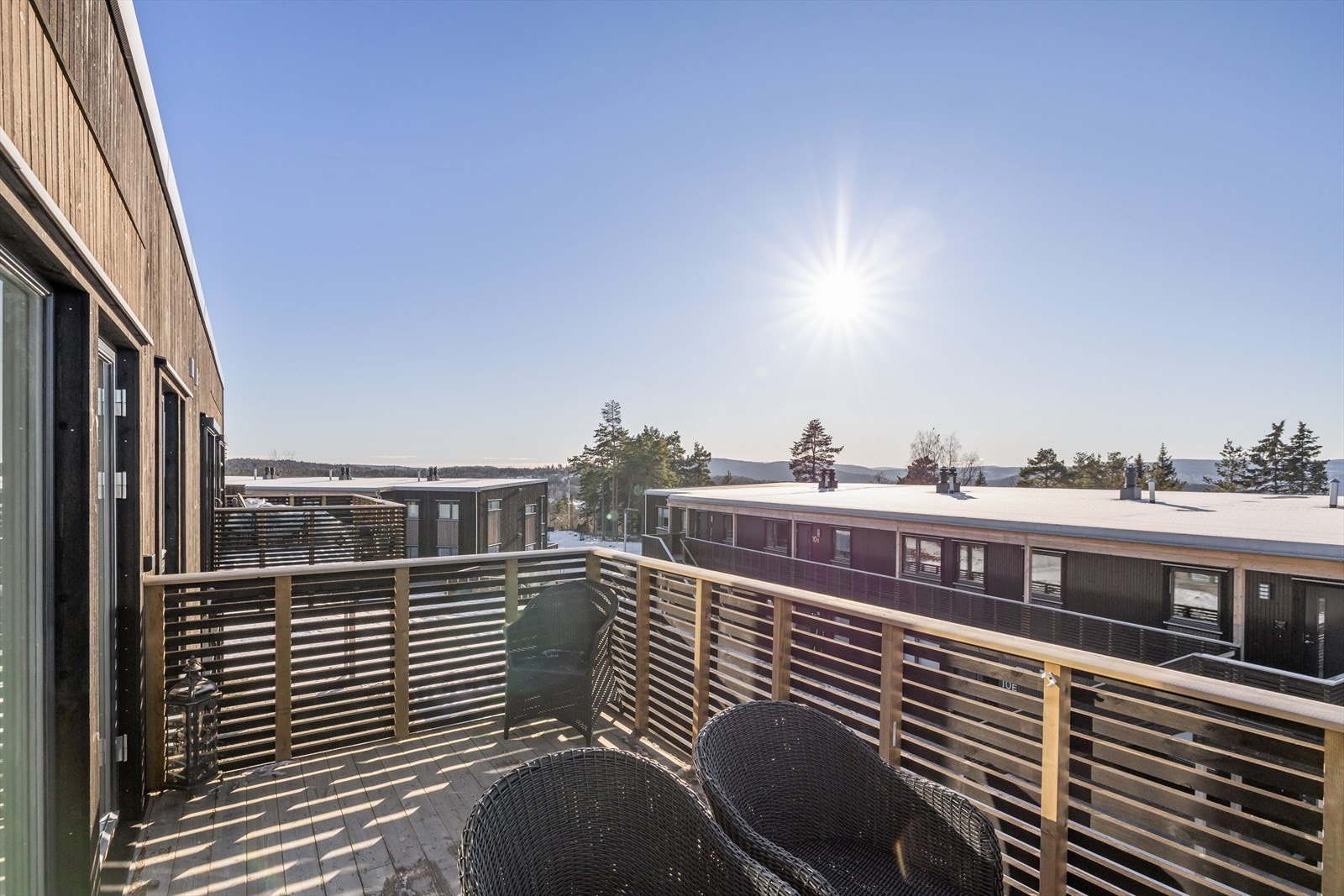 Hyggelig utsikt fra boligen. Galleribilde