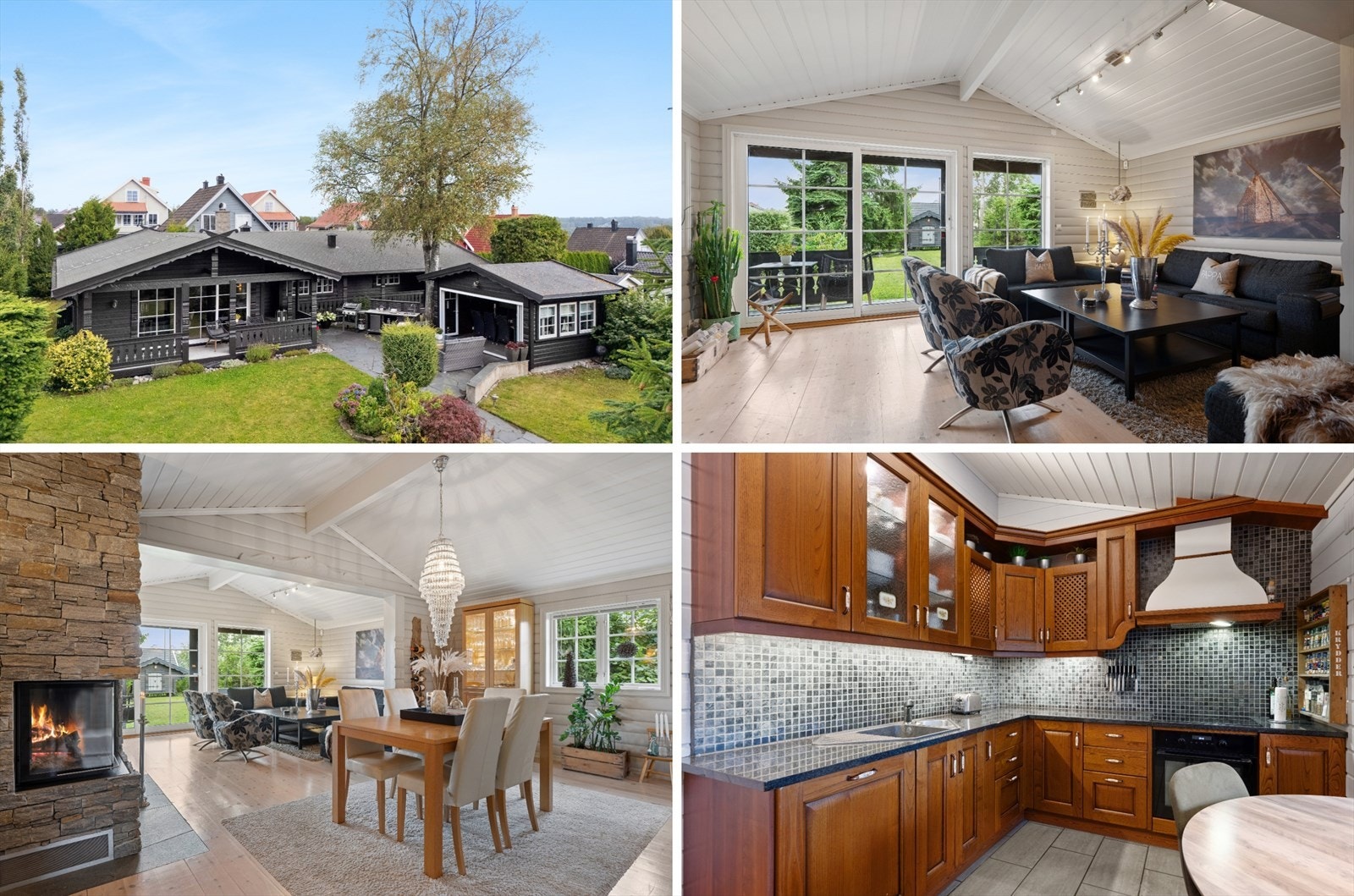 Innholdsrik enebolig med alt på ett plan og nydelig opparbeidet hage Galleribilde