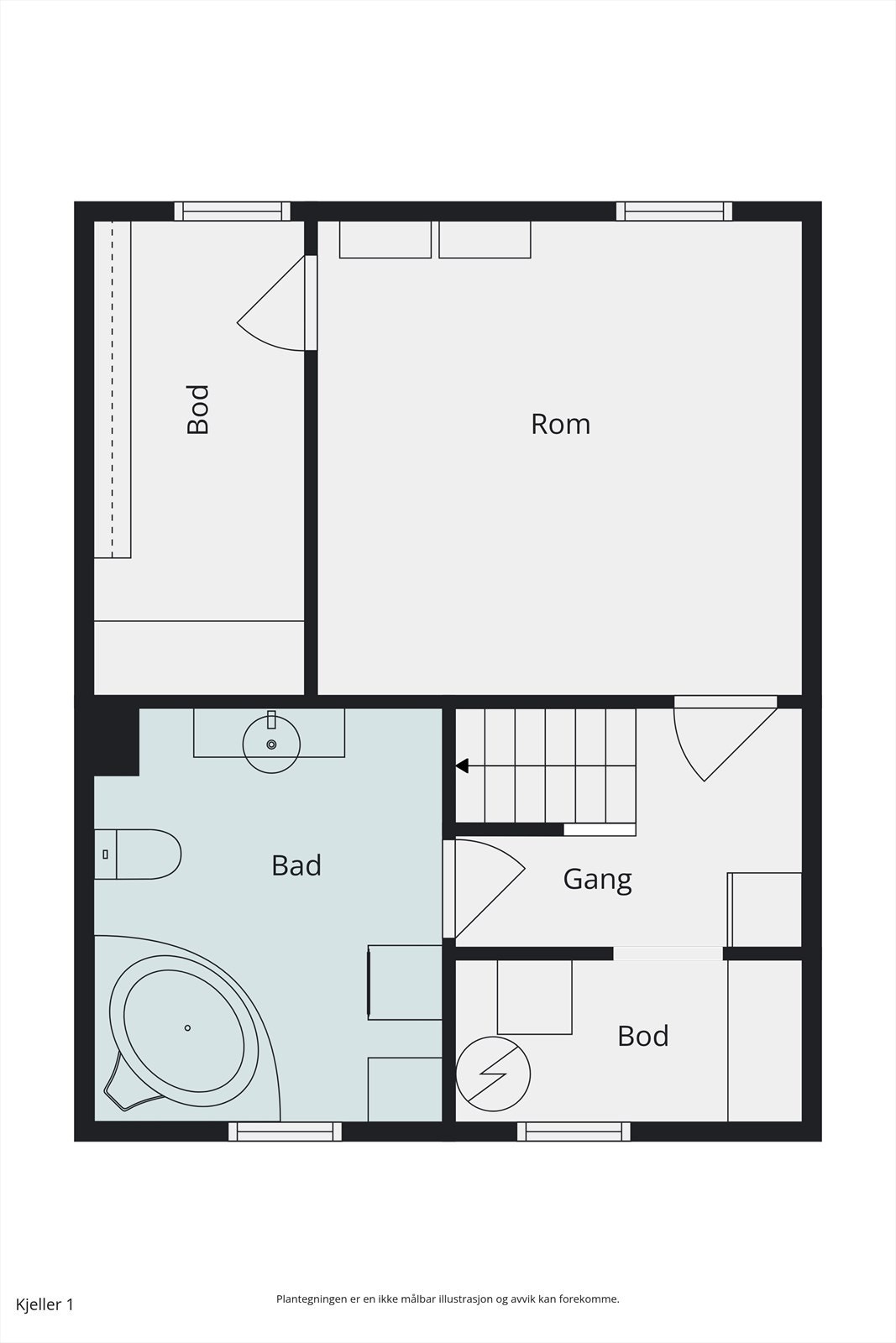 Plantegning Galleribilde