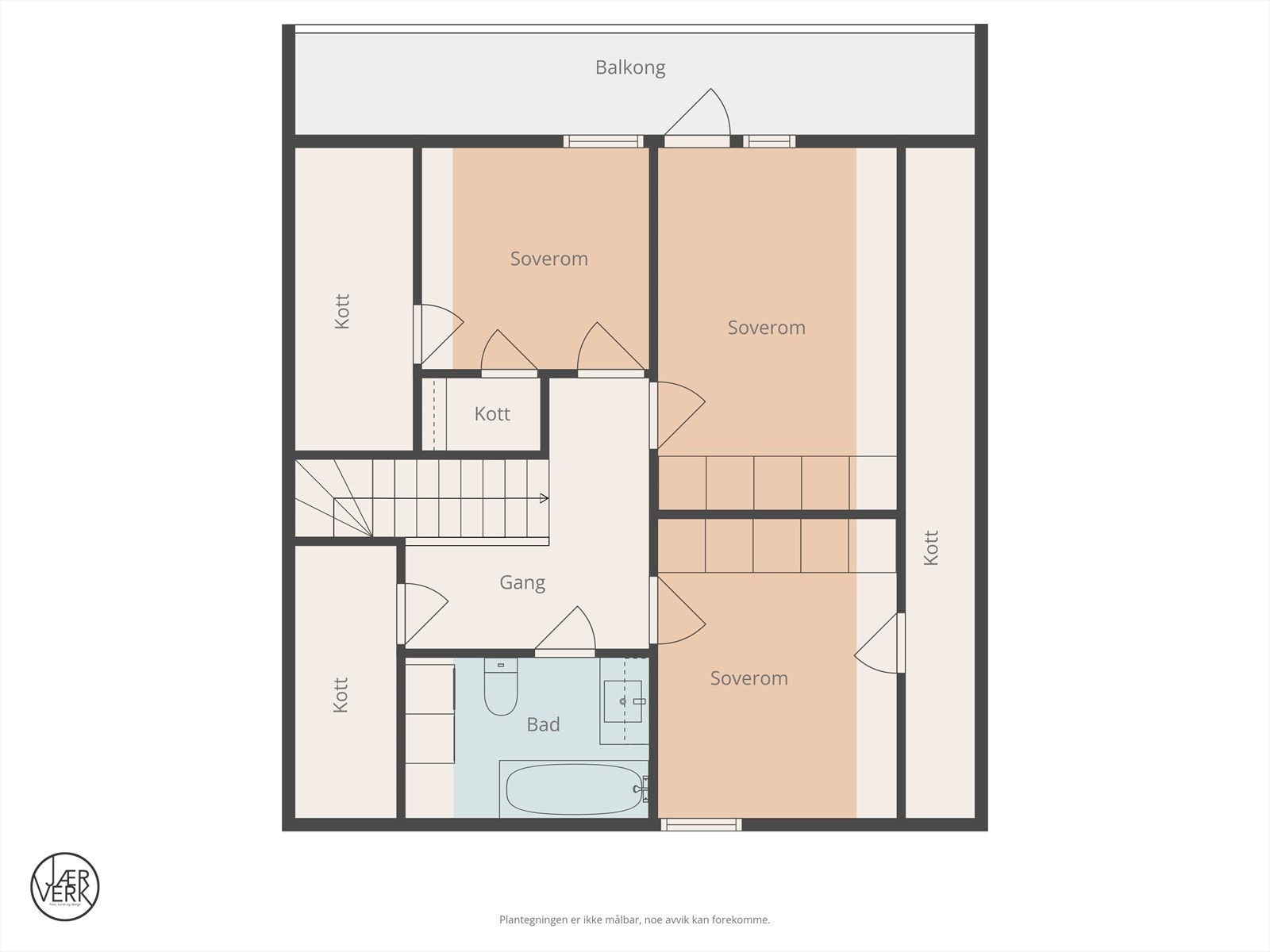 Plantegning 2. etasje Galleribilde