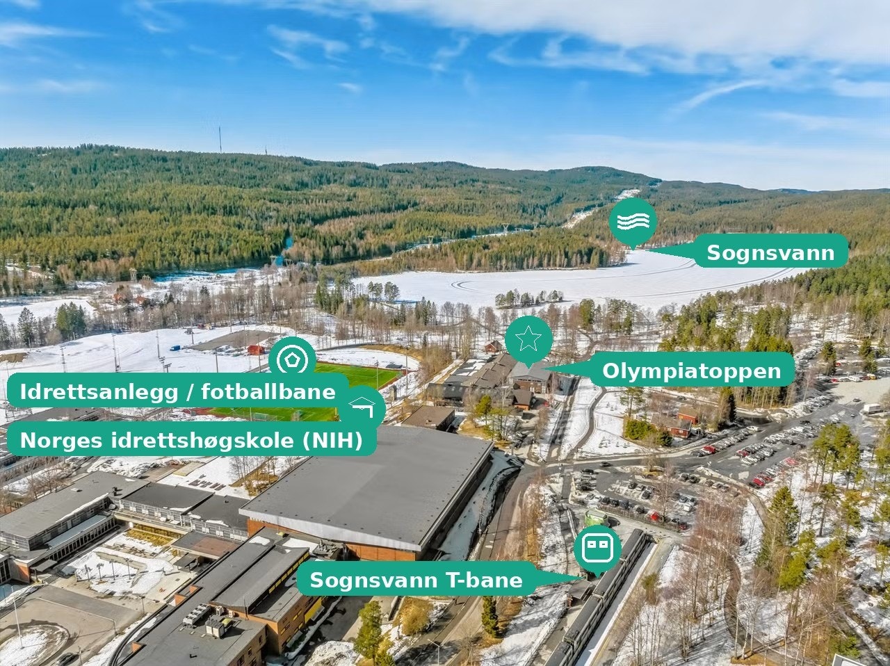 Leiligheten ligger i et sentralt og meget attraktivt boligområde på Kringsjå i Oslo. Fantastiske rekerasjonsmuligheter og fritidstilbud rett utenfor døra di. Galleribilde