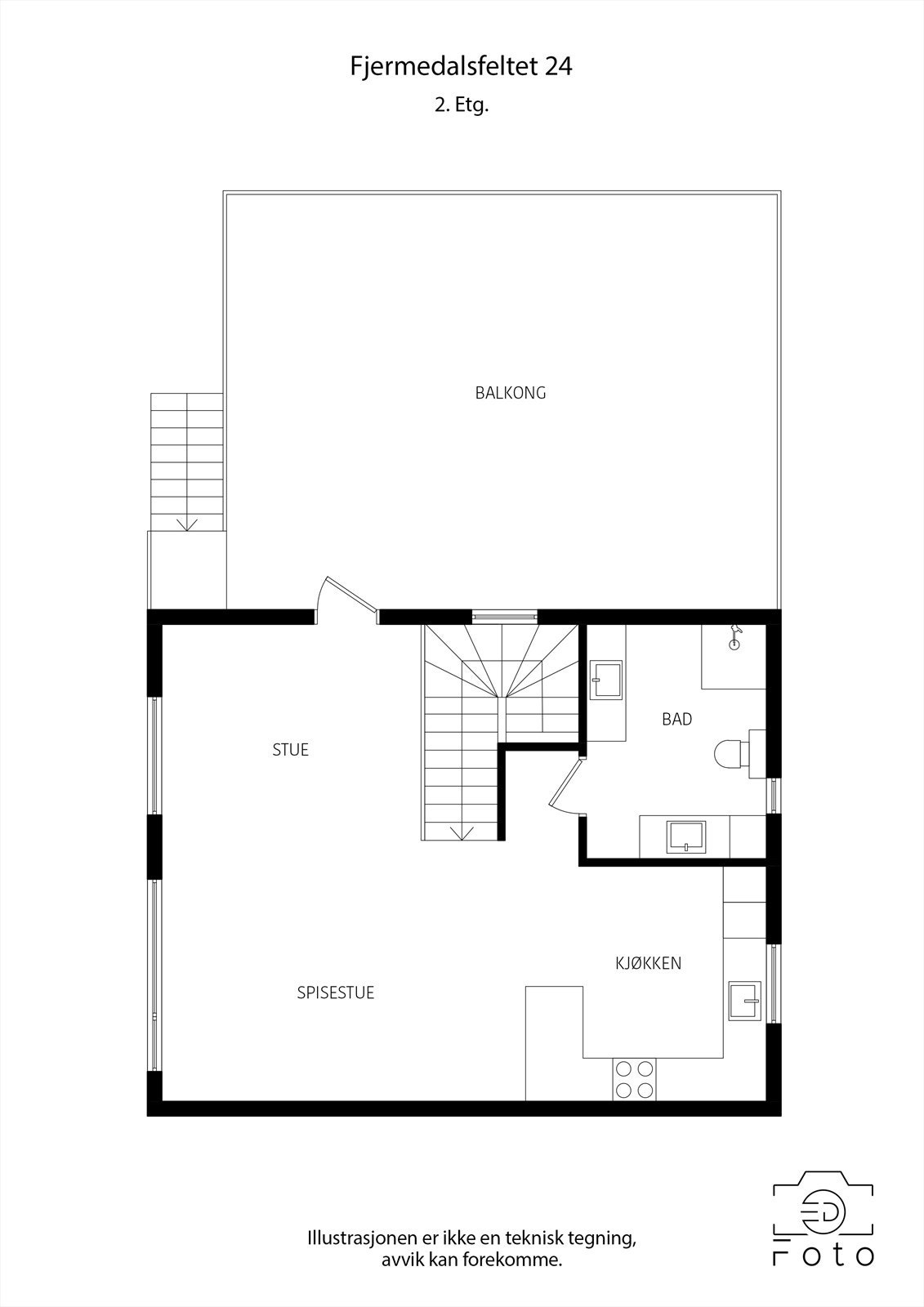 Plantegning 2. etasje. Galleribilde