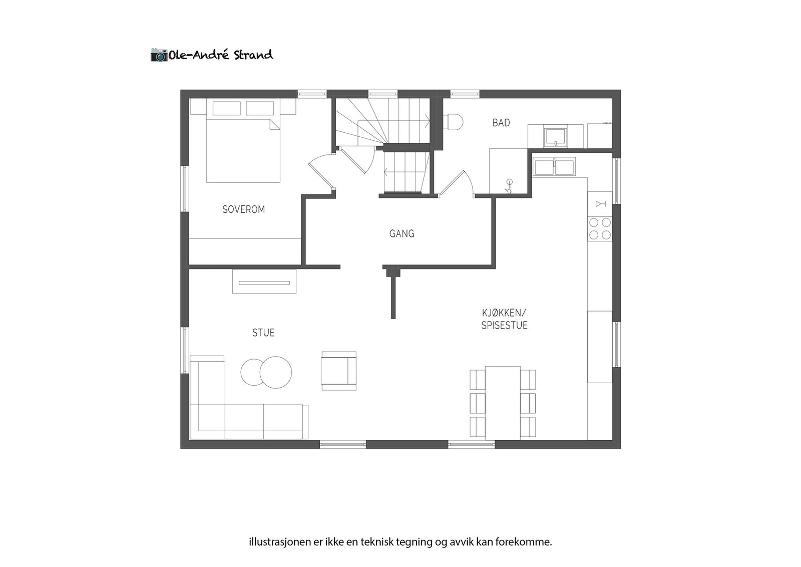 Plantegning Galleribilde