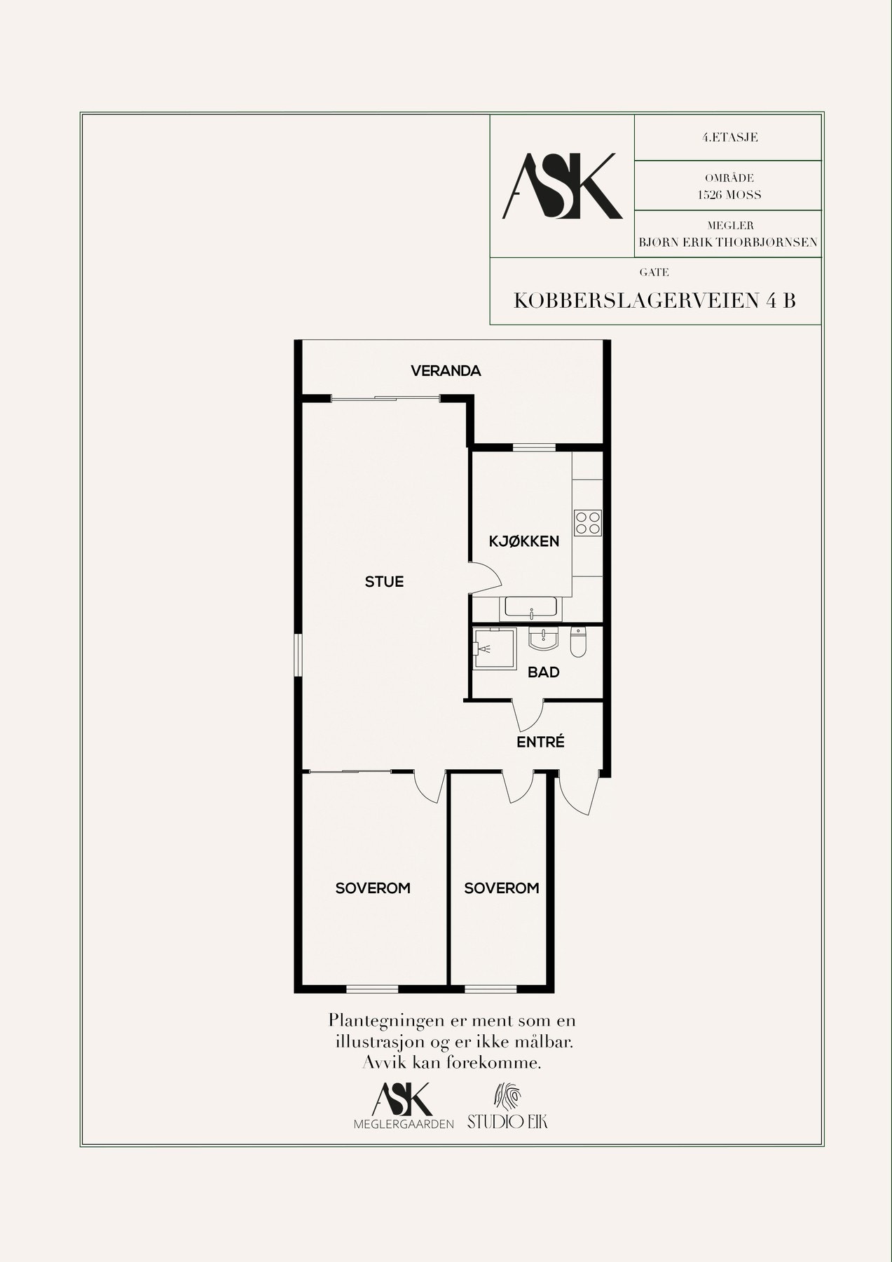 Plantegning Galleribilde