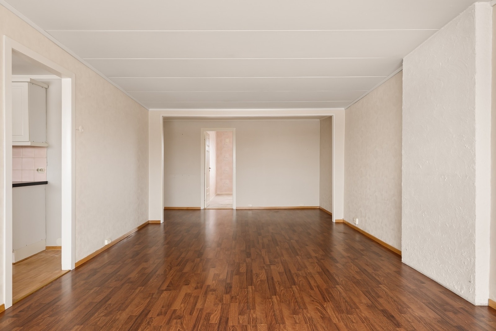 Rommet deles naturlig inn i flere soner Galleribilde