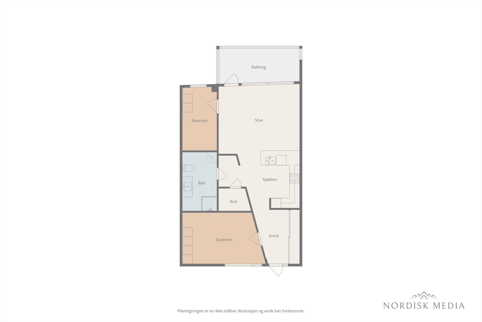 Plantegning Galleribilde