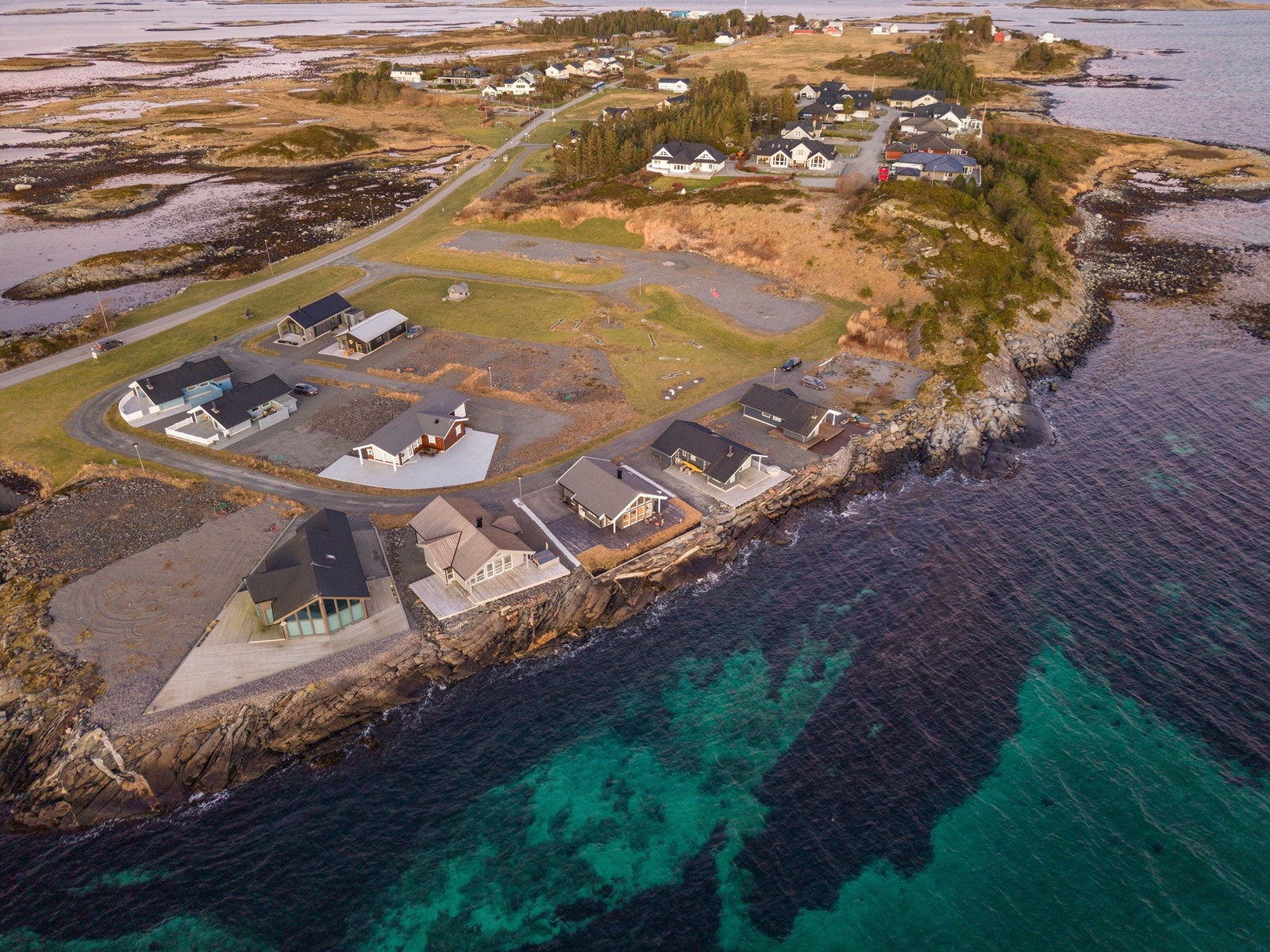 For de yngste i familien disponerer hyttefeltet en felles lekeplass. Galleribilde